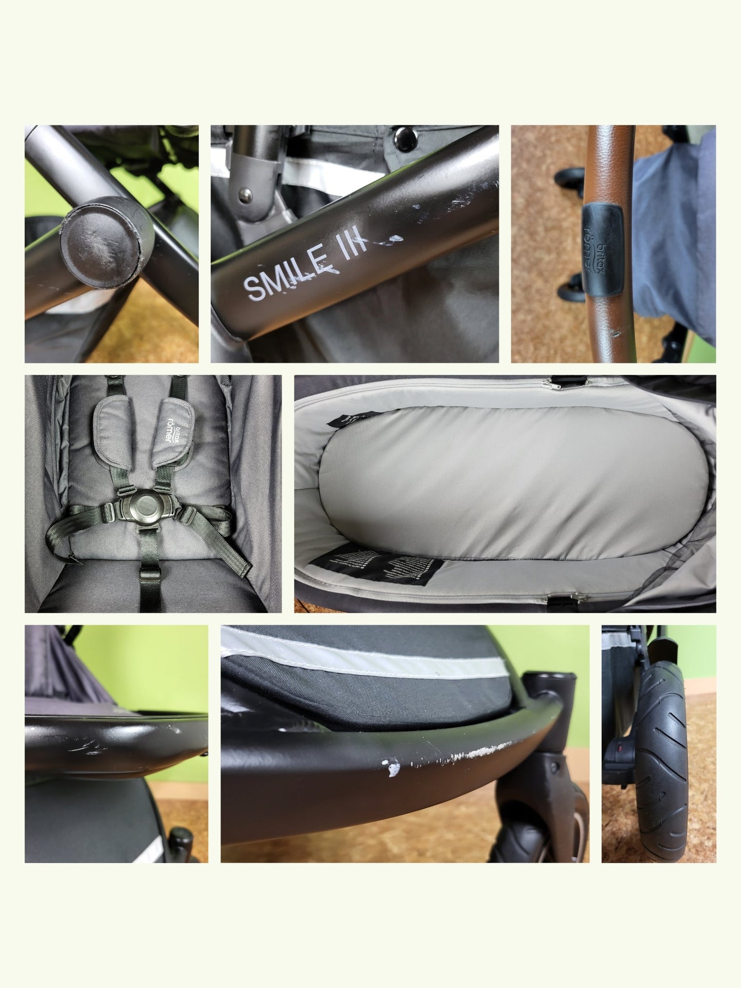 Britax Römer - Duo Smile Iii Grau Kombikinderwagen Kinderwagen Gebrauchte Einfach Besser! 21