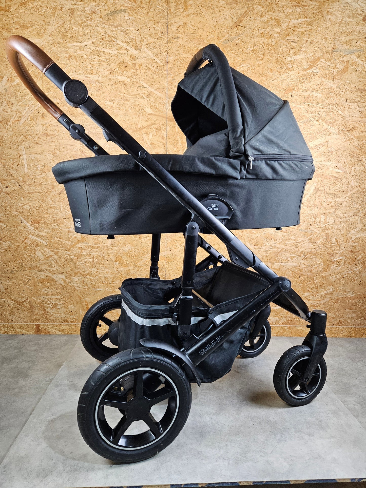 Britax Römer - Duo Smile Iii - Kombikinderwagen (sportsitz und Babywanne) - Schwarz in Gutem Zustand Kinderwagen 19