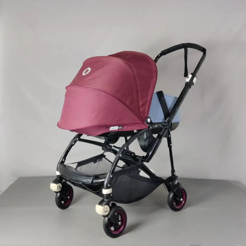 Bugaboo - Kinderwagen - Bee5 - in Gutem Zustand Très Bon état / Bleu,bordeaux 8