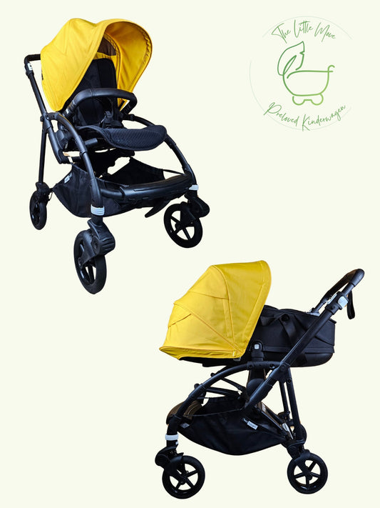 Bugaboo Bee 6 Buggy + Babywanne - Gelb - in Gutem Zustand Kinderwagen 1