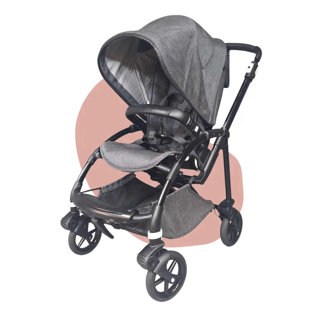 Bugaboo - Poussette - Bee6 Naissance Et 2e âge Super Promo Très Bon état / Gris,noir Kinderwagen 1