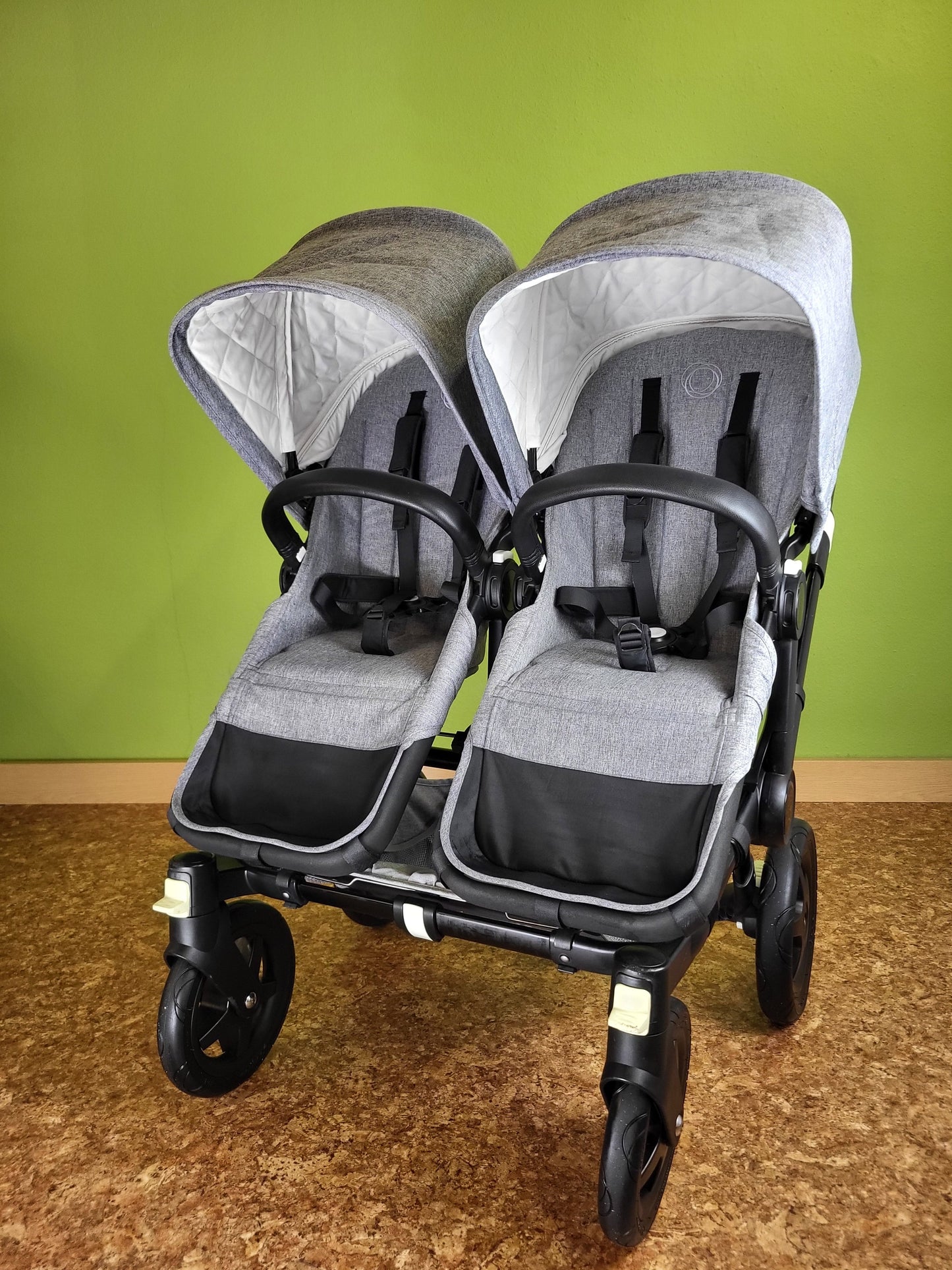 Bugaboo - Donkey 2 Duo (2 Sitze) Inkl. Seitliche Gepäcktasche Kinderwagen