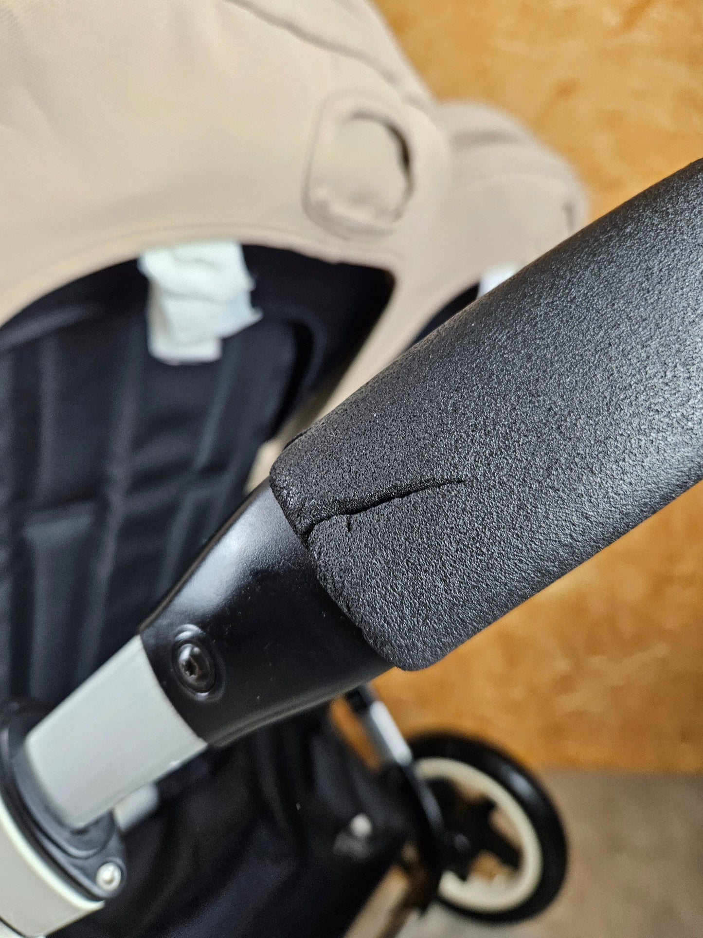 Bugaboo - Donkey Duo Kinderwagen (1 Liegewanne / 2 Sportsitze) inkl. seitliche Gepäcktasche - Ivory - in gutem Zustand