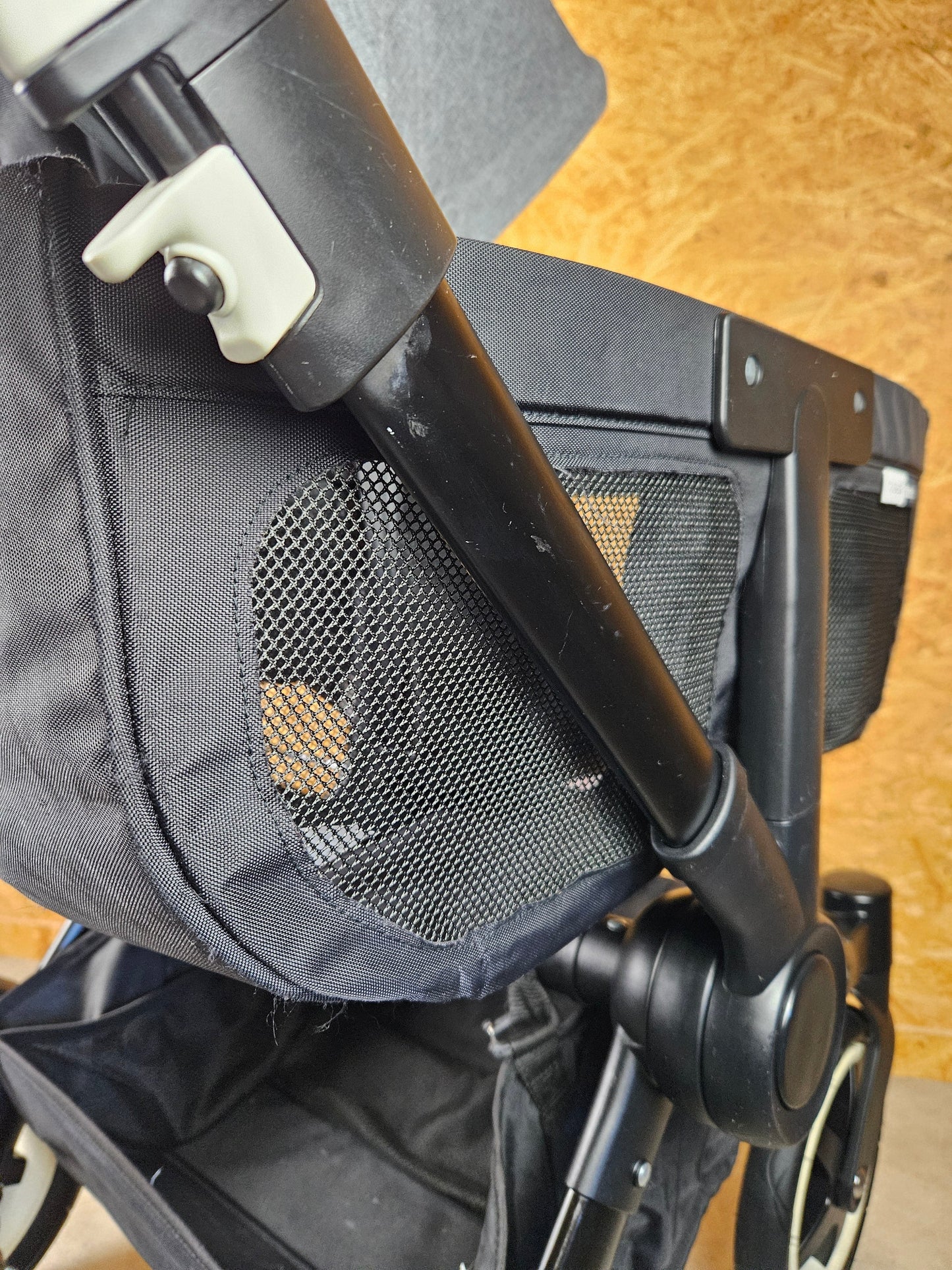 Bugaboo - Donkey Mono Geschwisterwagen (sportsitz und Liegewanne) Inkl. Seitliche Gepäcktasche - Grau - in sehr Gutem