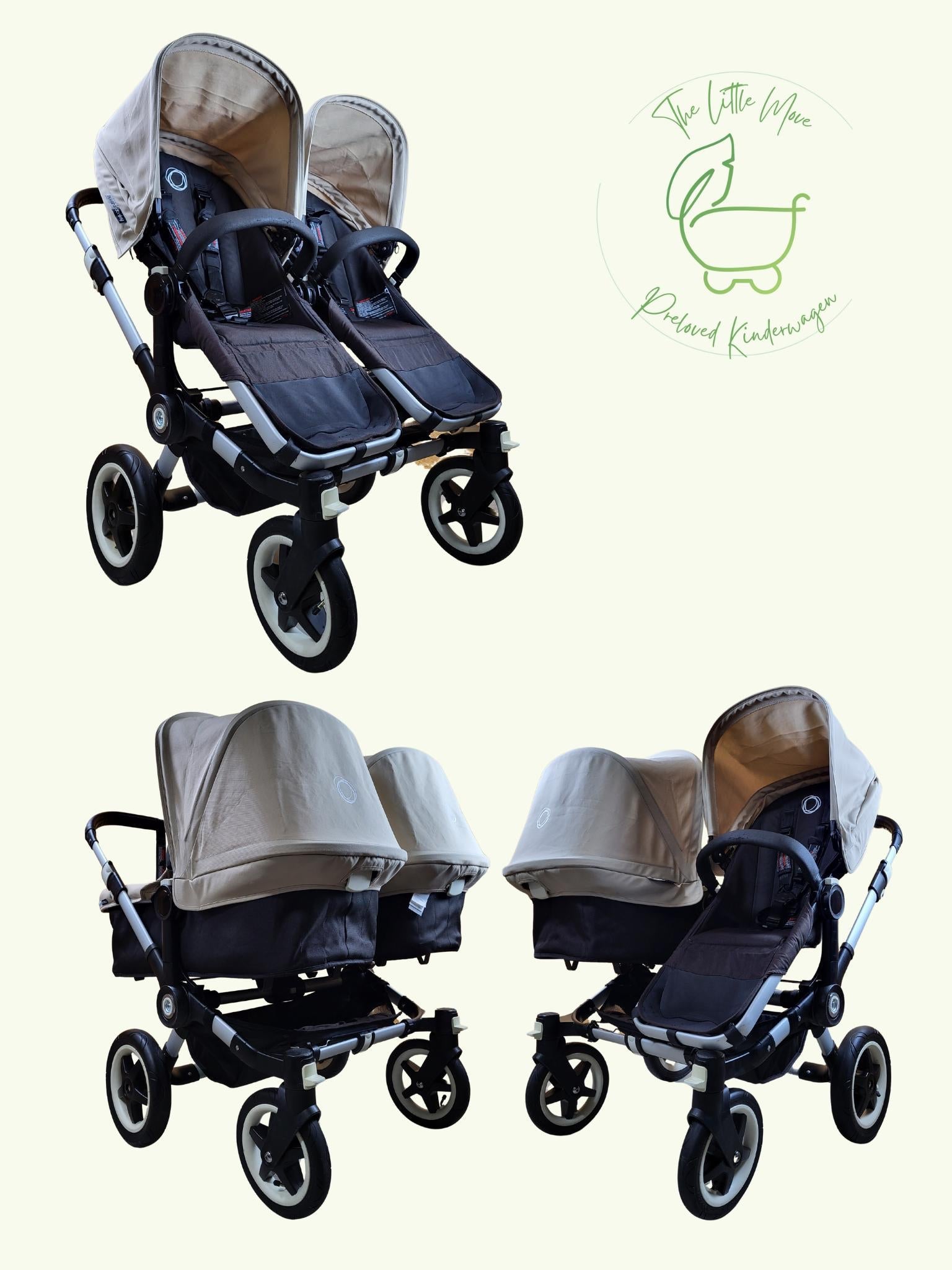 Bugaboo - Poussette double Donkey (2 sièges / 2 nacelles)