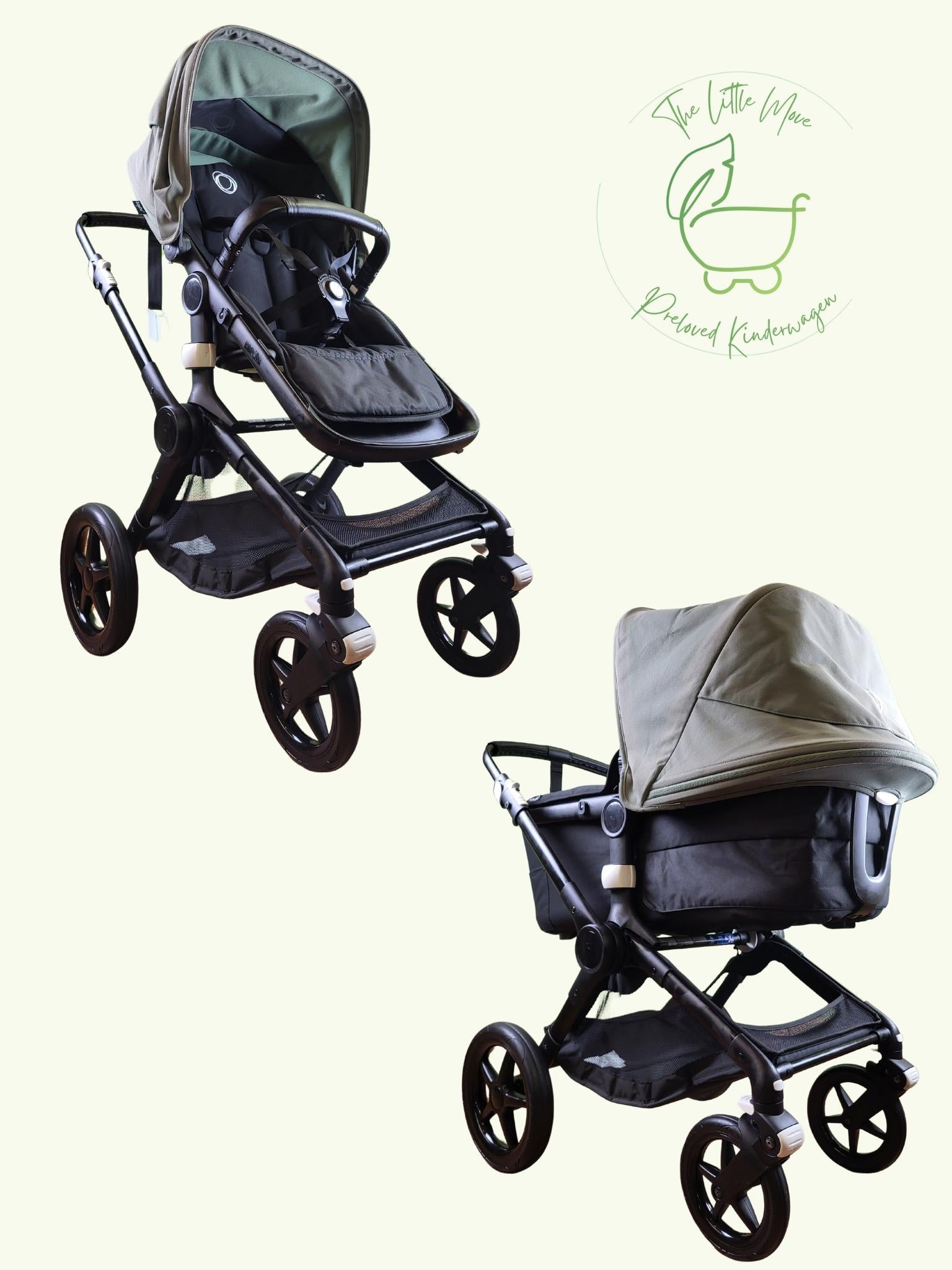bugaboo deutschland Bugaboo - Fox 3 Kombikinderwagen (Sportsitz und Babywanne)