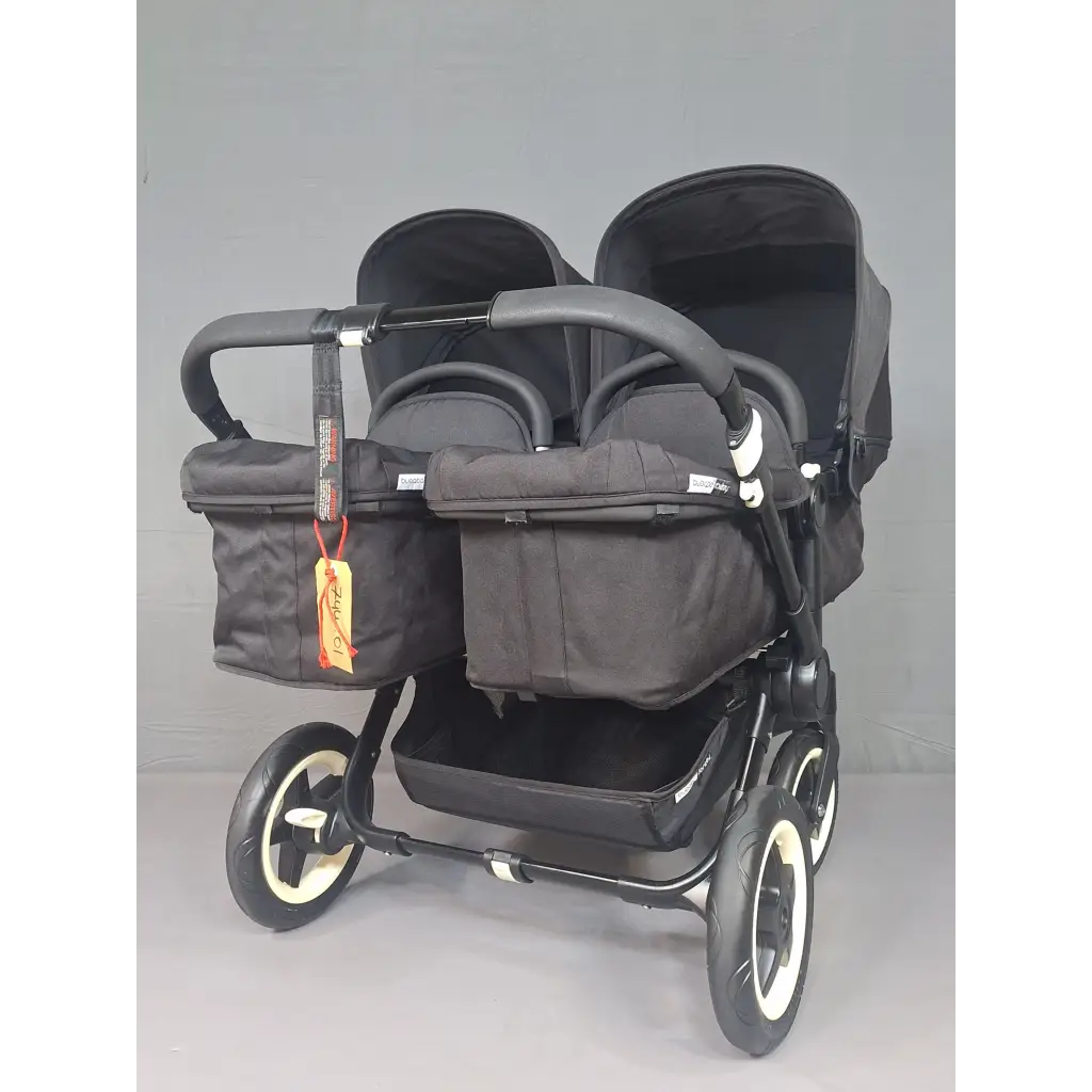 Bugaboo - Geschwisterkinderwagen - Donkey 3 Twin Bon état / Noir Kinderwagen 2