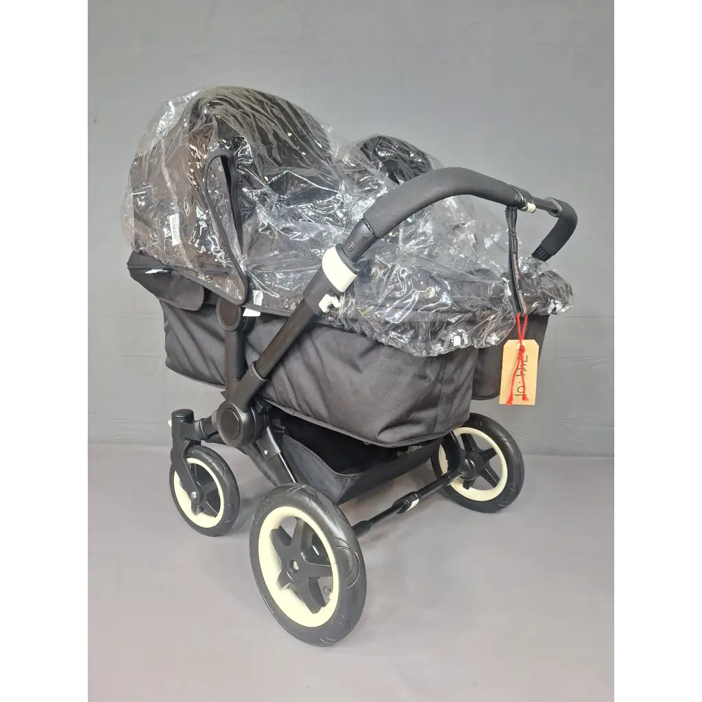 Bugaboo - Geschwisterkinderwagen - Donkey 3 Twin Bon état / Noir Kinderwagen 7