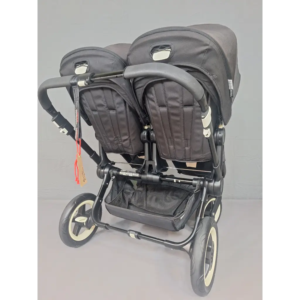 Bugaboo - Geschwisterkinderwagen - Donkey 3 Twin Bon état / Noir Kinderwagen 10