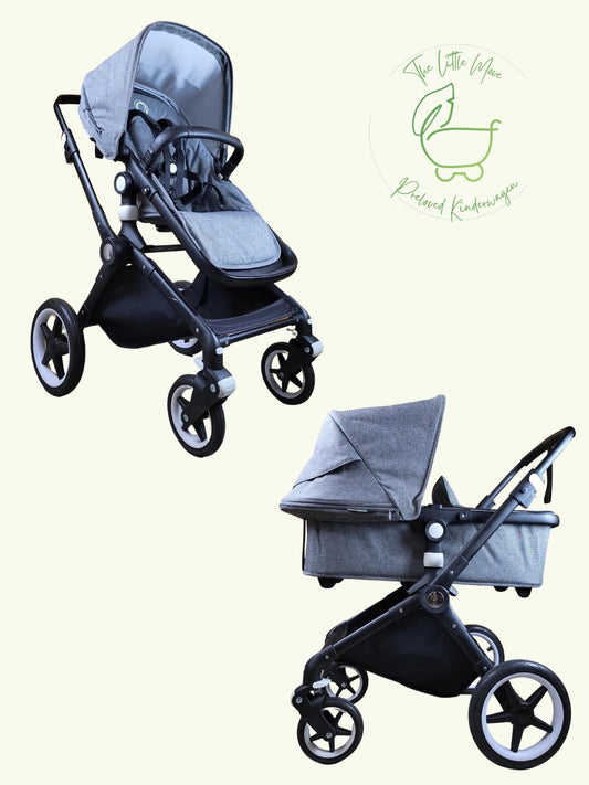 Bugaboo Lynx - Kombikinderwagen (liegewanne und Sportsitz) - Grau in sehr Gutem Zustand / sehr Gut Kinderwagen 1