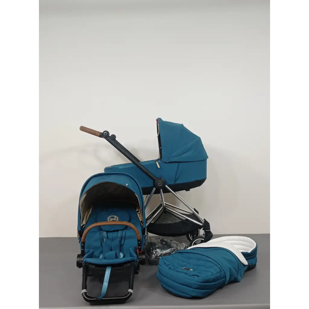 Cybex - Kinderwagen - Mios Très Bon état / Bleu,marron 7