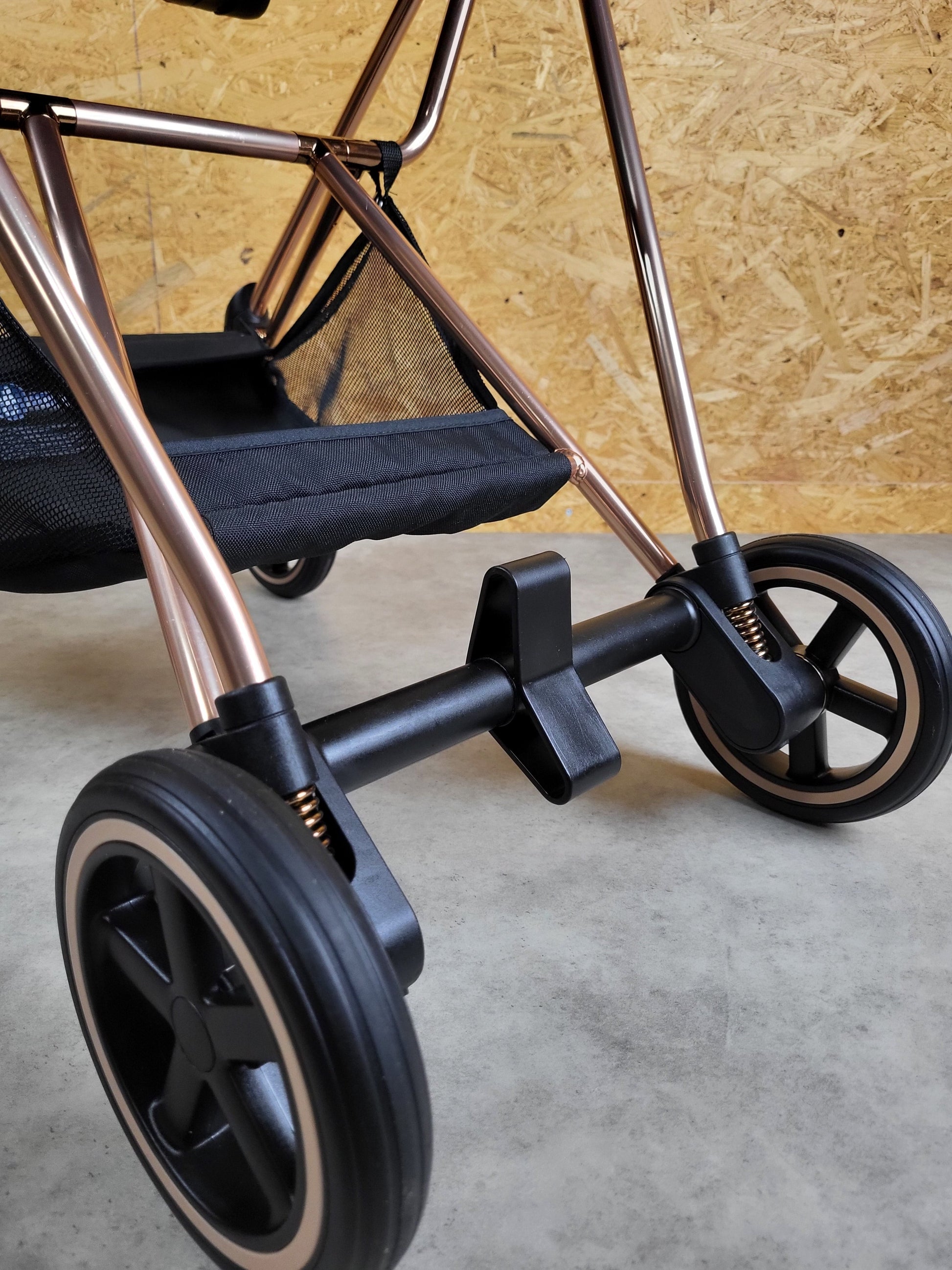 Cybex - Mios Kinderwagen (sportsitz und Aufsatz Rosegold) - Schwarz in sehr Gutem Zustand 2
