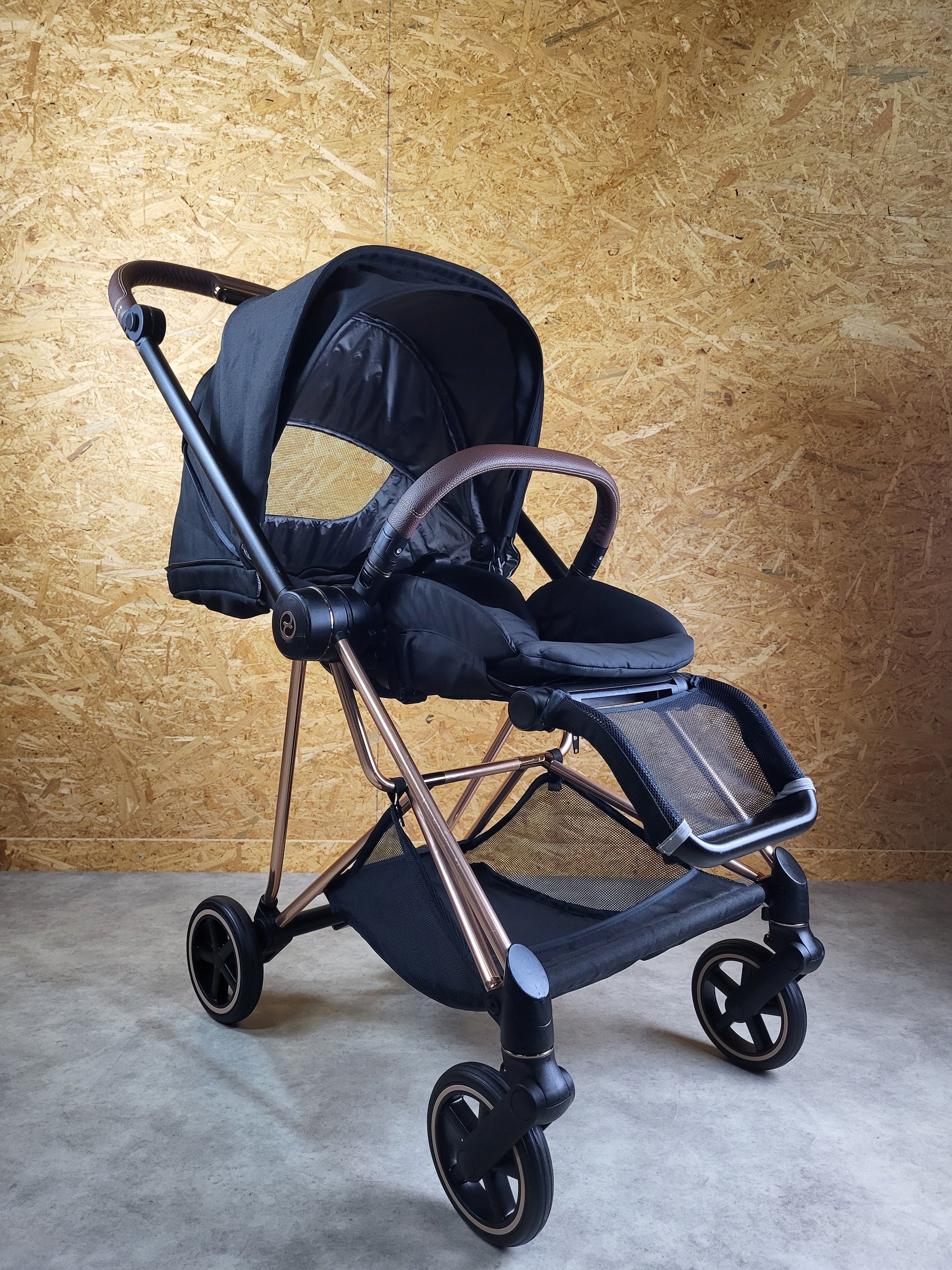 Cybex - Mios Kinderwagen (sportsitz und Aufsatz Rosegold) - Schwarz in sehr Gutem Zustand 23