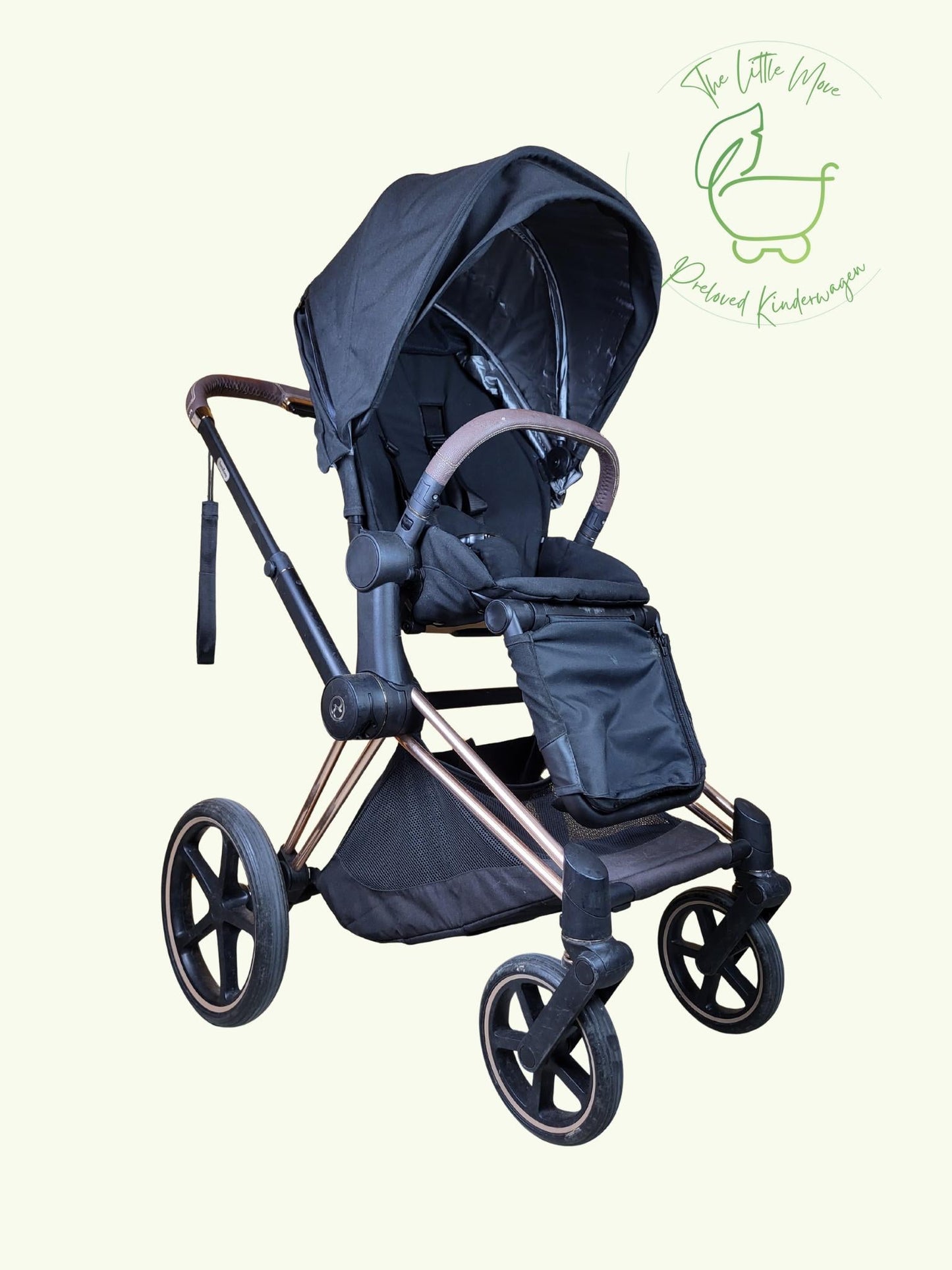 Cybex - Priam Kombikinderwagen (Sportsitz) - Schwarz in gutem Zustand