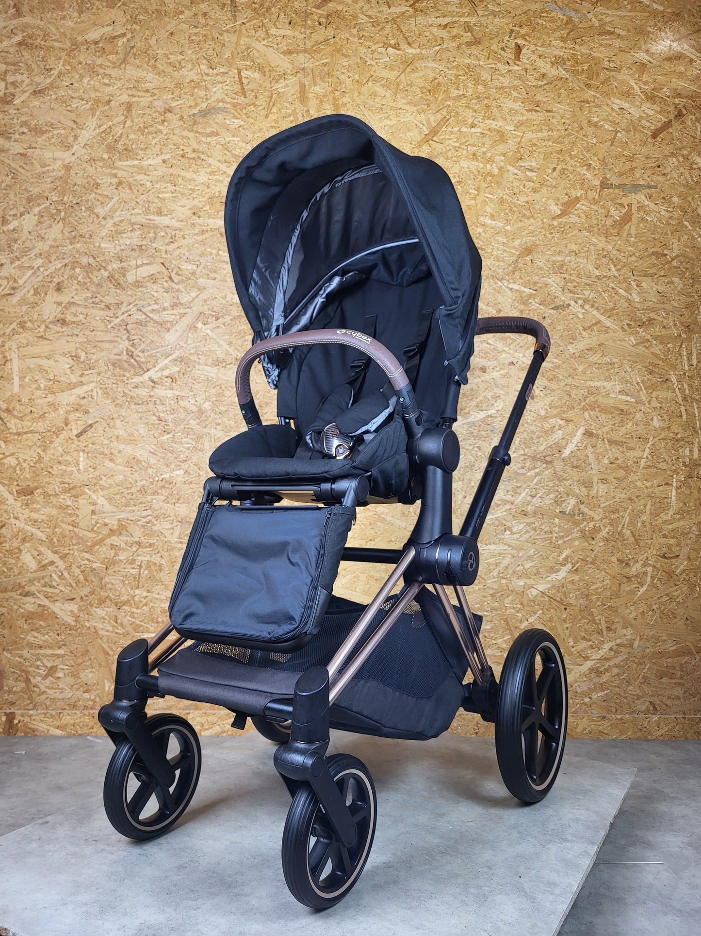 Cybex - Priam Kombikinderwagen (Sportsitz) - Schwarz in gutem Zustand