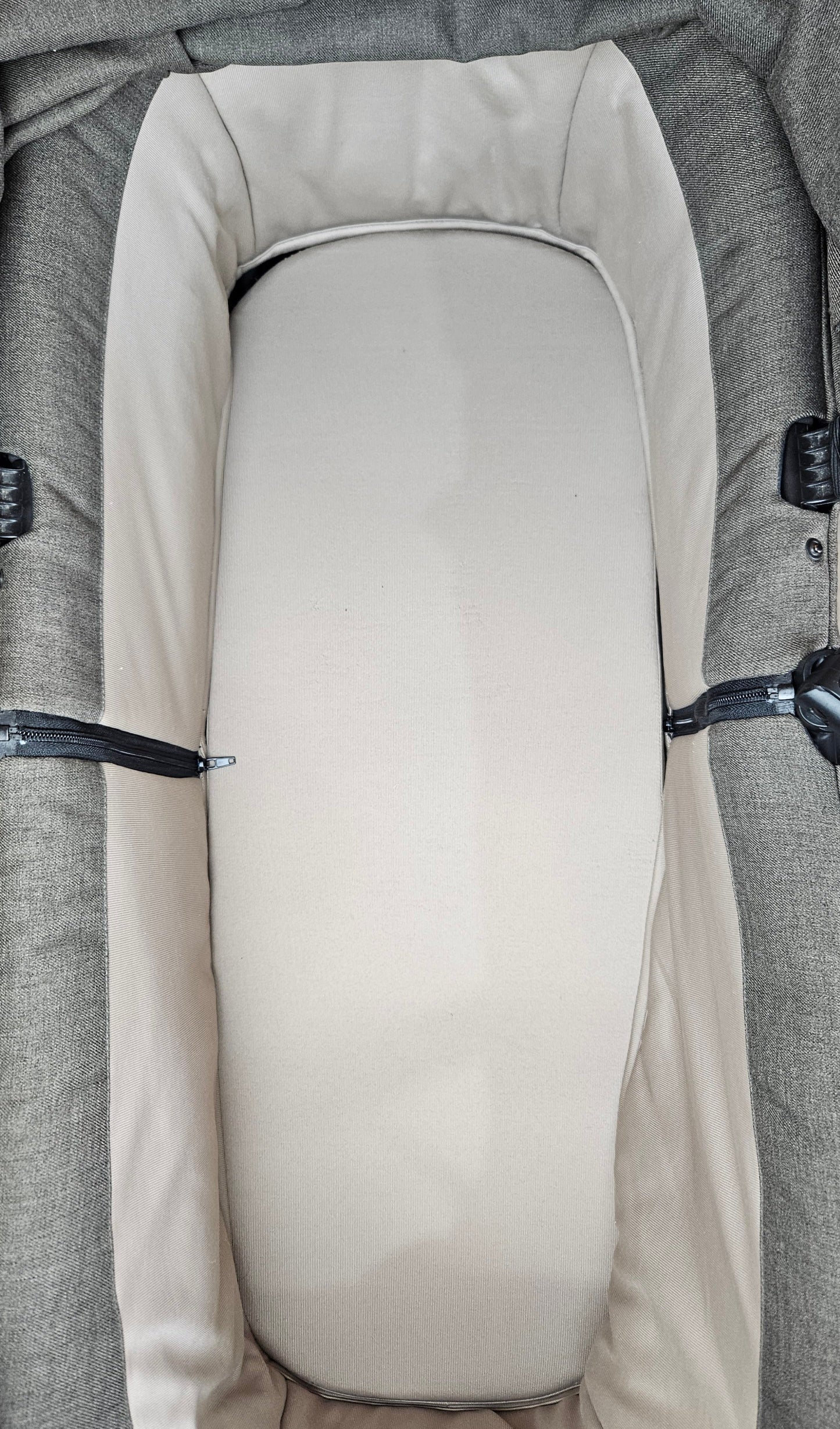 Cybex - Priam Platinum Kombikinderwagen (Sportsitz und Babywanne) - Beige in gutem Zustand