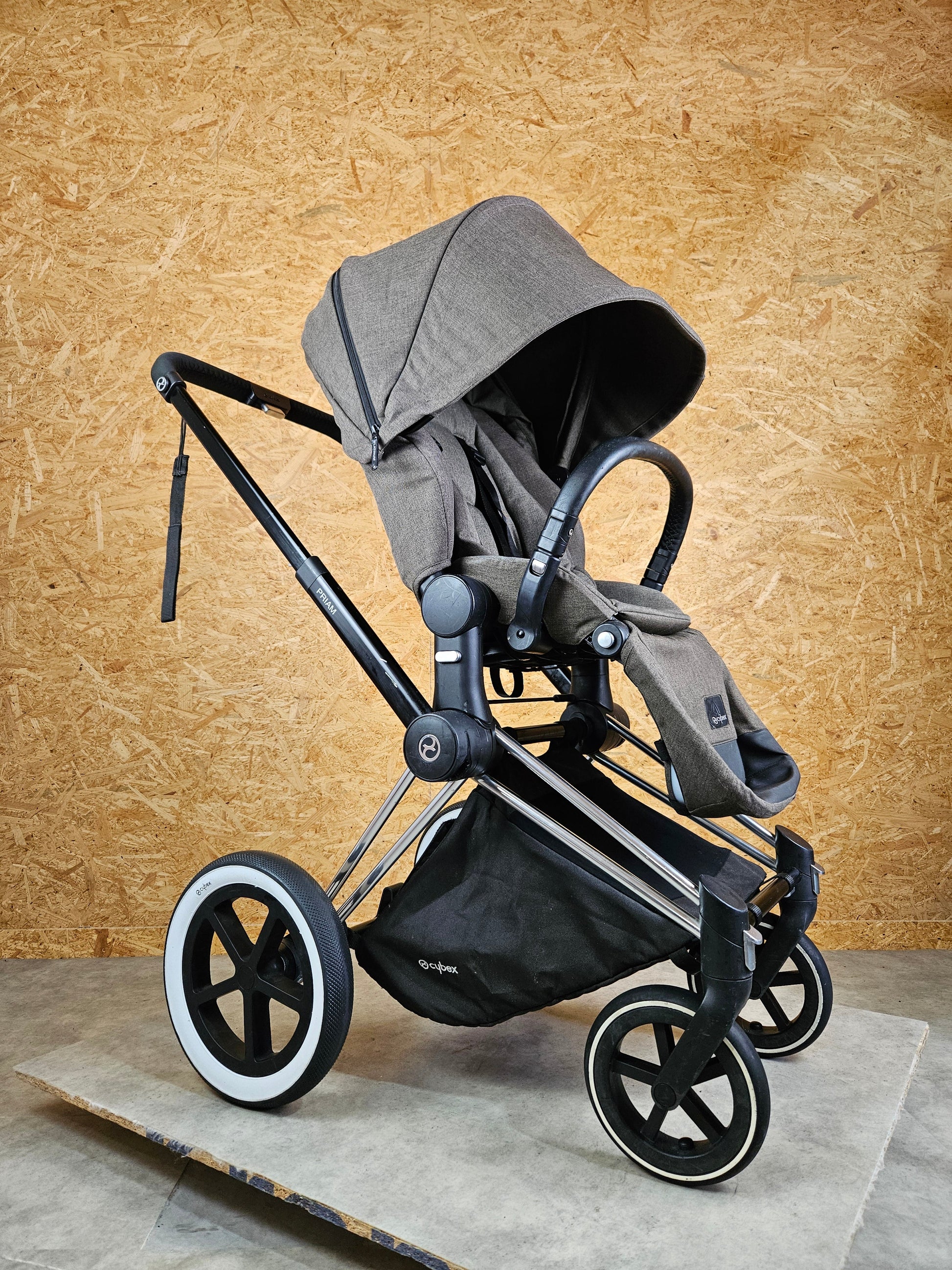 Cybex - Priam Platinum Kombikinderwagen (sportsitz und Babywanne) - Beige in Gutem Zustand am Besten Kinderwagen 6