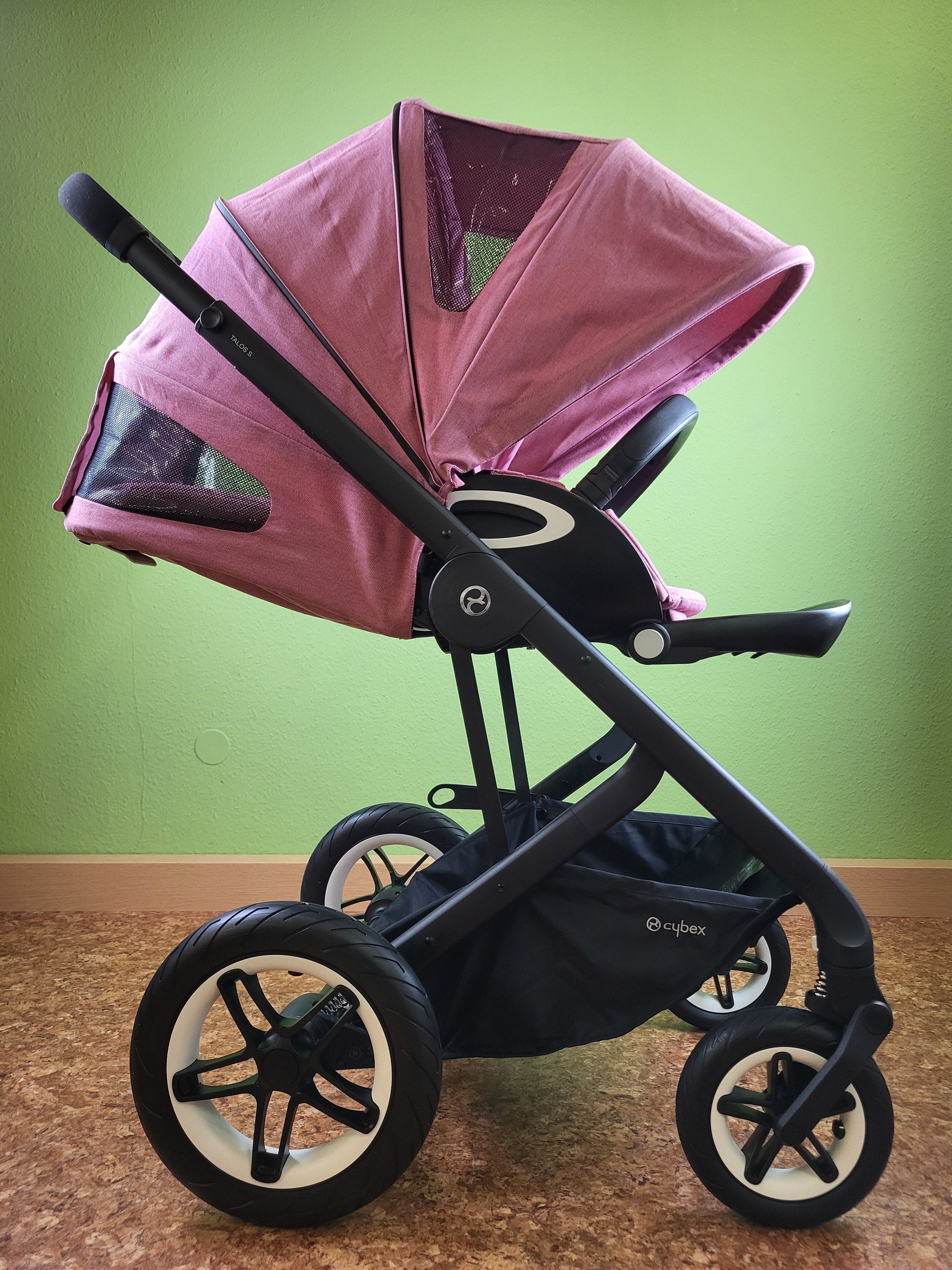 Cybex Talos Lux s - Buggy Kinderwagen Magnola Mit Fußabdeckung - 2024 Rosa / Sehr Gut 3