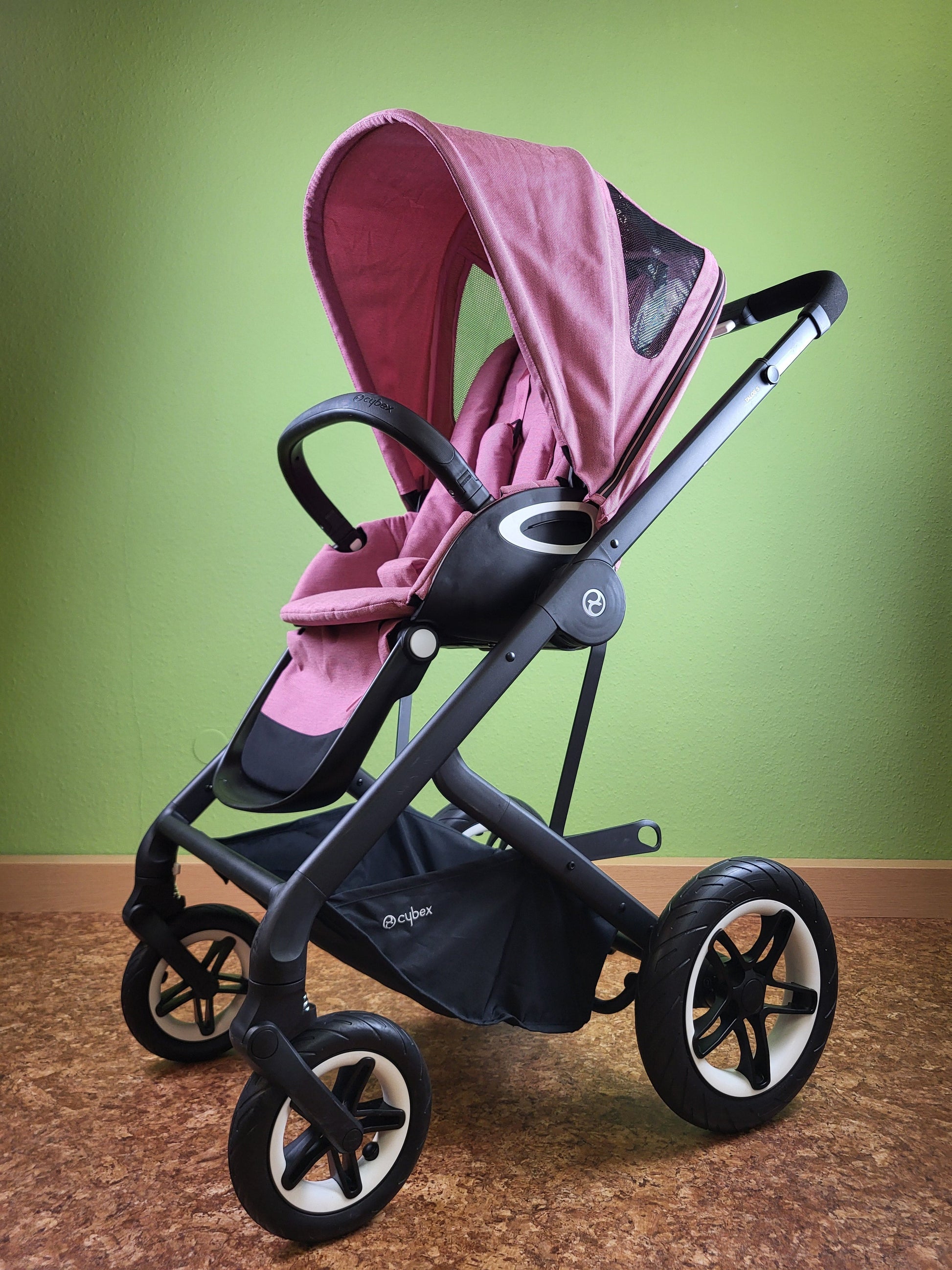 Cybex Talos Lux s - Buggy Kinderwagen Magnola Mit Fußabdeckung - 2024 Rosa / Sehr Gut 5
