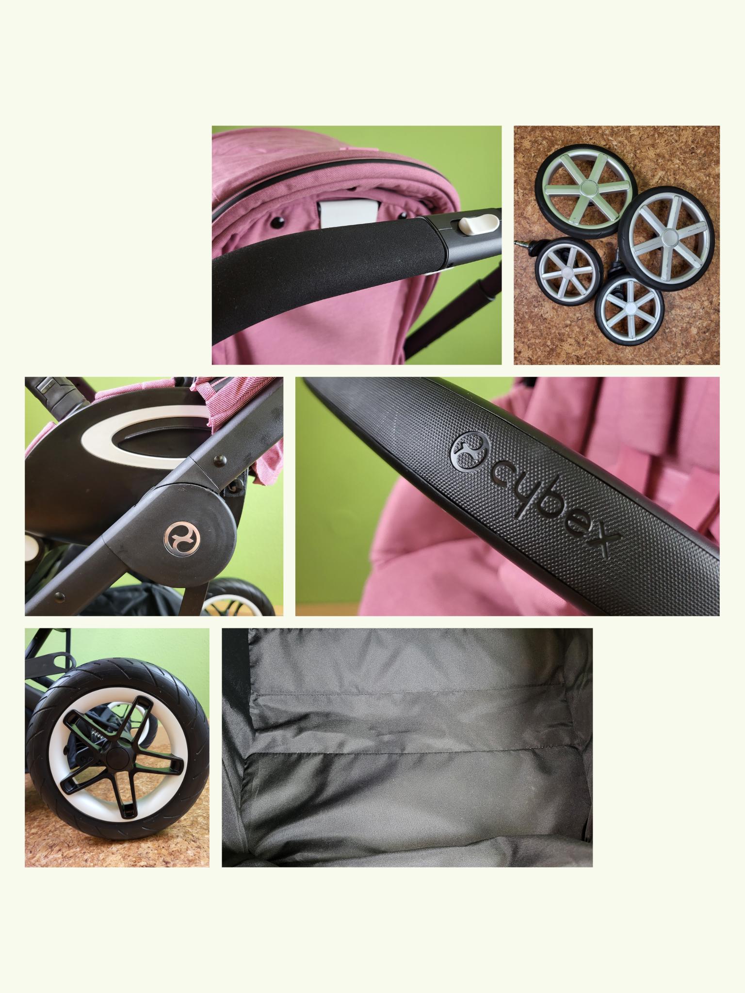 Cybex Talos Lux s - Buggy Kinderwagen Magnola Mit Fußabdeckung - 2024 Rosa / Sehr Gut 8