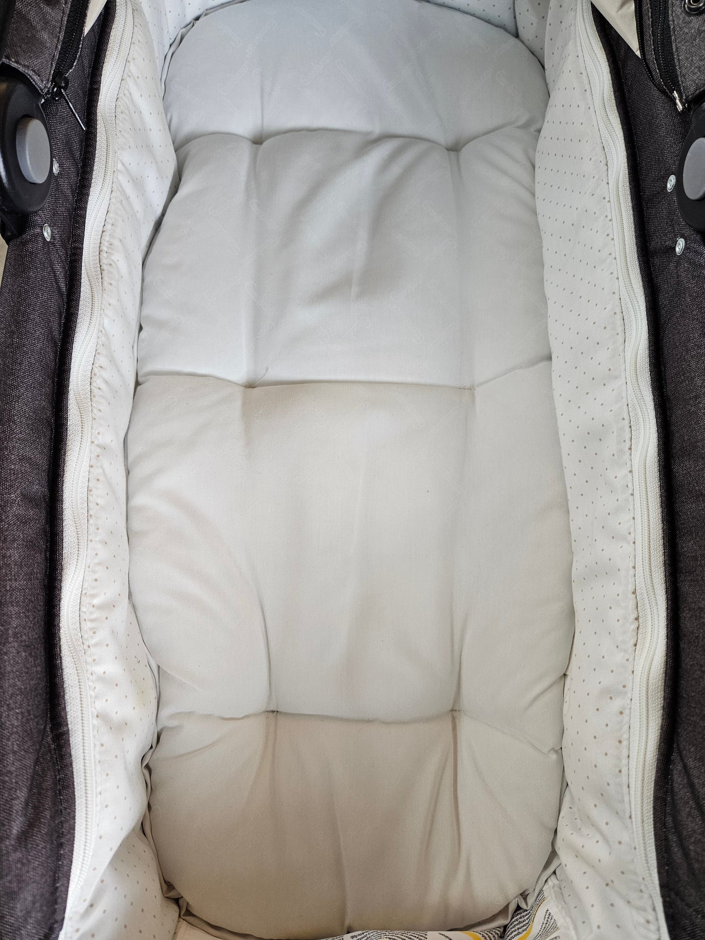 Emmaljunga - Nxt90 Flat Outdoor Kombikinderwagen (sportsitz & Babywanne) - Blau/grün in Gutem Zustand Kinderwagen 15