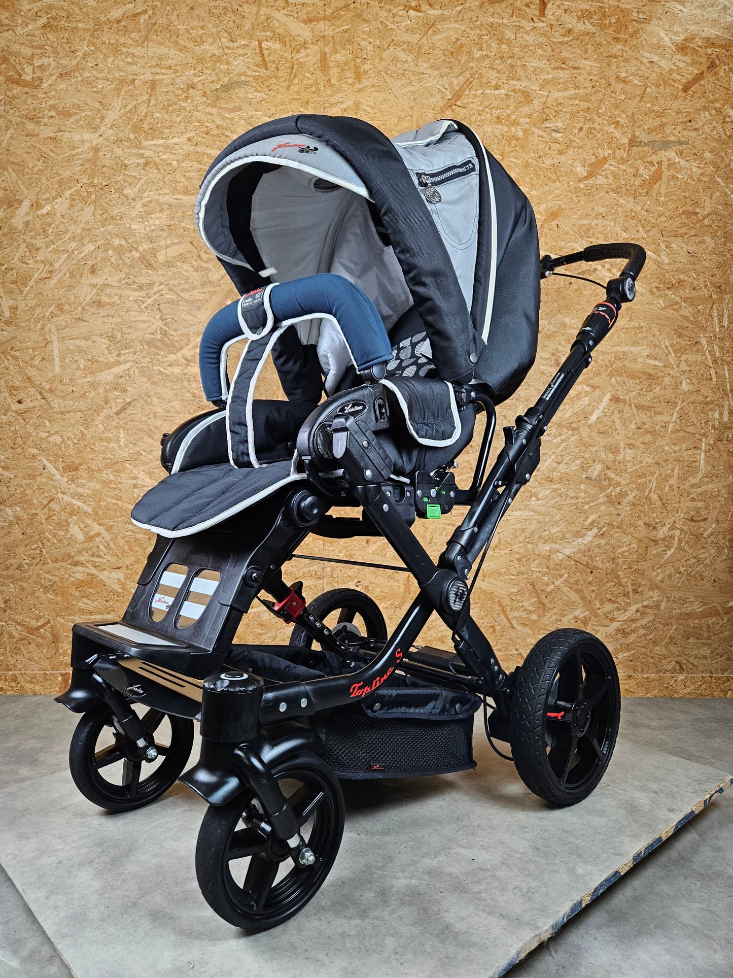 Hartan - Topline s Kombikinderwagen (babywanne und Sportsitz) - Blau - in Gutem Zustand Kinderwagen 2