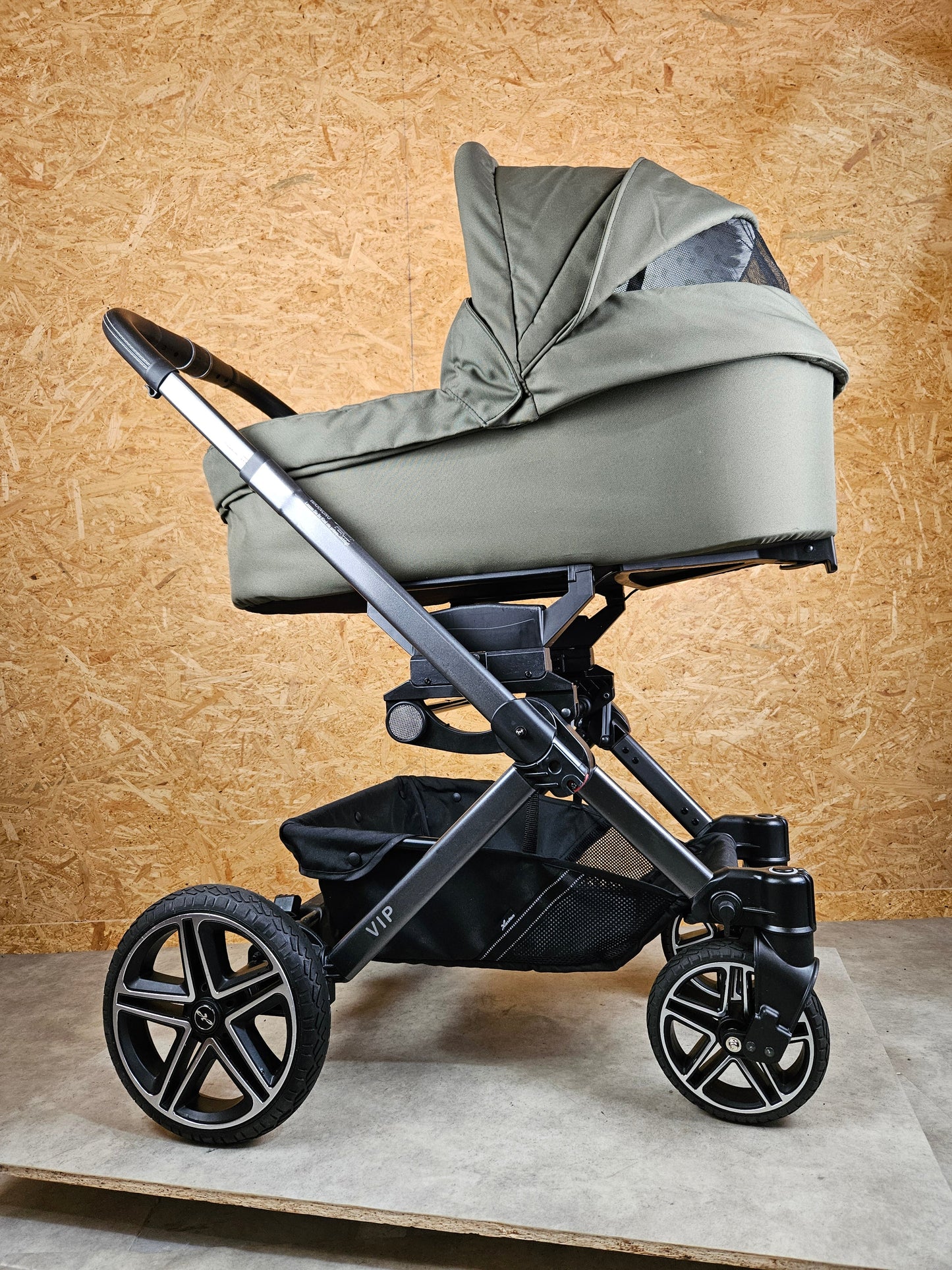 Hartan - VIP GTS Kombikinderwagen (Babywanne und Sportsitz) - Grün 757 in sehr gutem Zustand