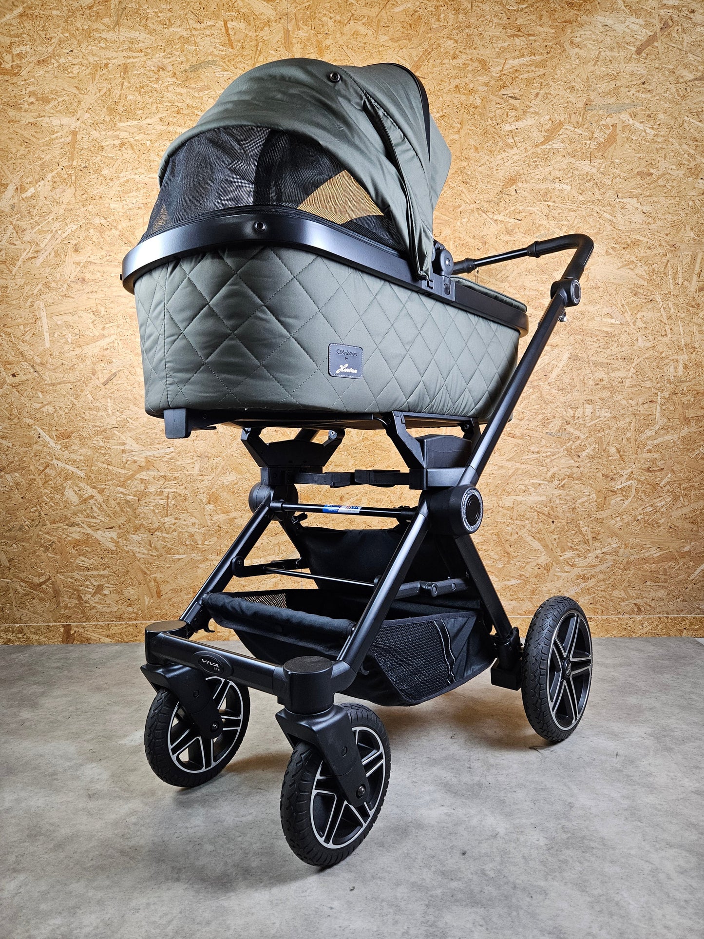Hartan - Viva Kombikinderwagen (babywanne und Sportsitz) - Grau wie Neu - Inkl. Wickeltasche Fußsack Poussette 15