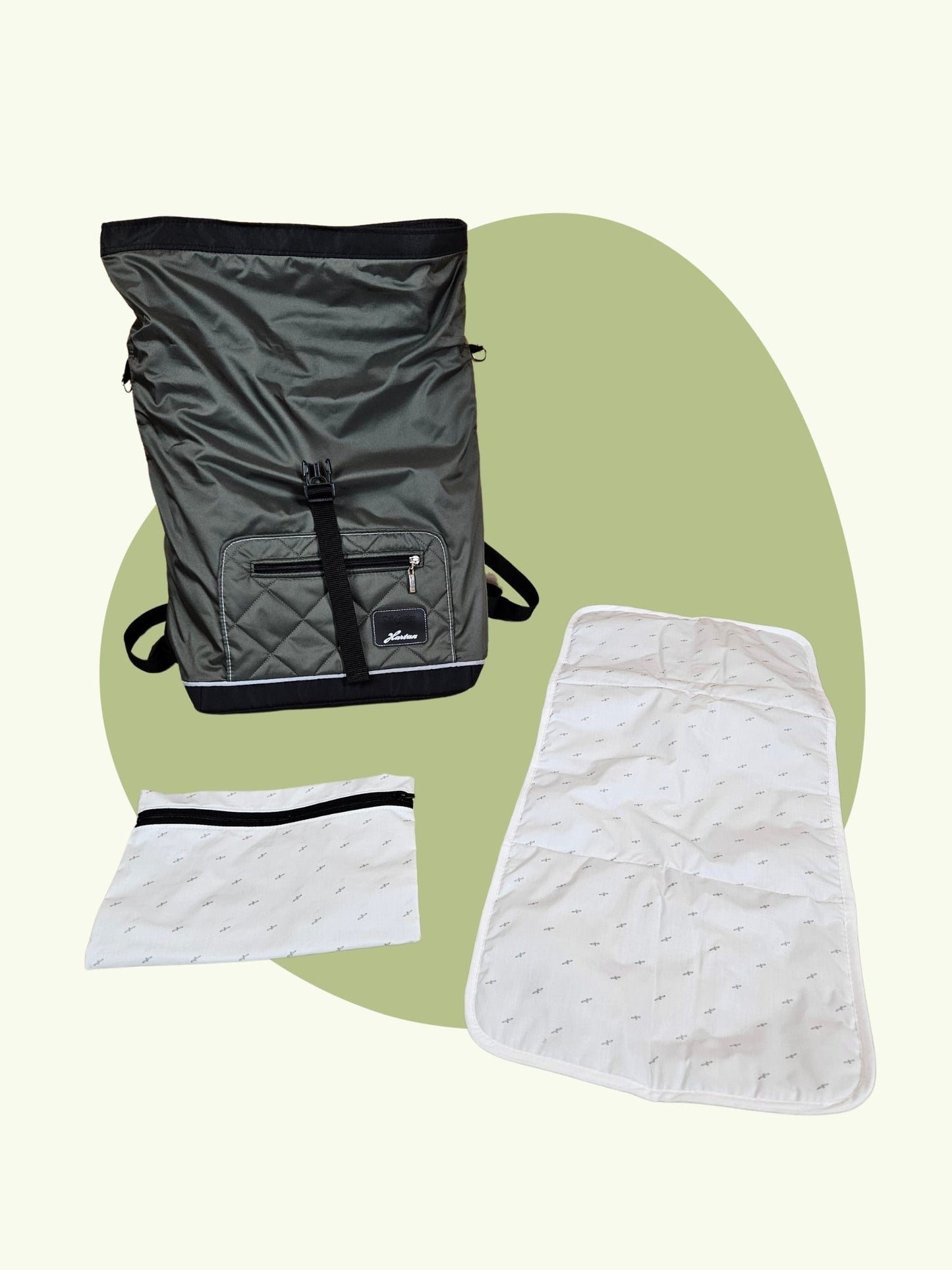 Hartan - Viva Kombikinderwagen (babywanne und Sportsitz) - Grau wie Neu - Inkl. Wickeltasche Fußsack Poussette 34