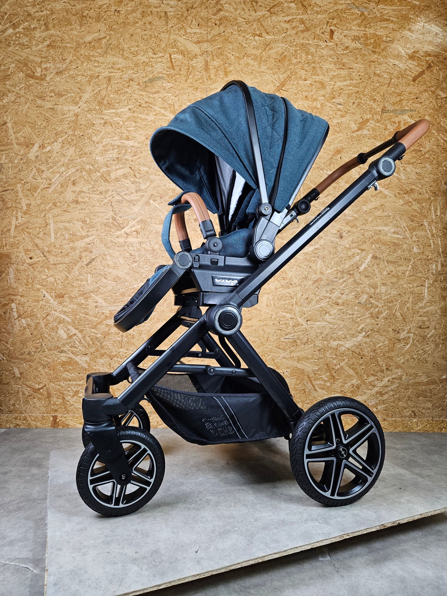 Hartan - Viva GTR Kombikinderwagen (Babywanne und Sportsitz) inkl. Hartan Handwärmer Mum - Petrol in sehr gutem Zustand