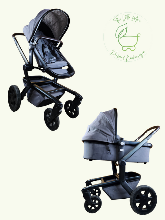 Joolz Day 3 Kombikinderwagen (liegewanne und Sportsitz) - Grau / Schwarz in Gutem Zustand / Gut Kinderwagen 1