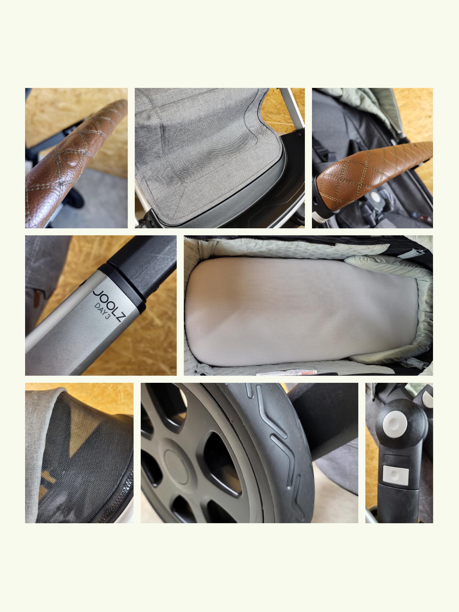 Joolz Day 3 Kombikinderwagen (liegewanne und Sportsitz) - Grey Braun in Gutem Zustand Grau / Gut Kinderwagen 16