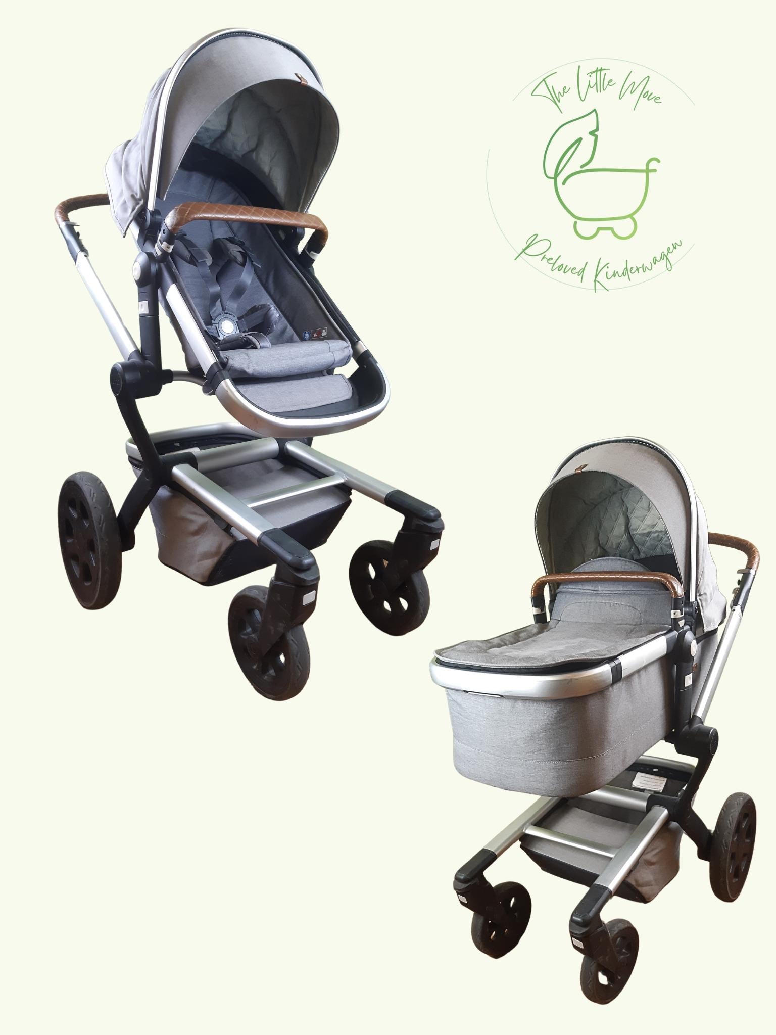 Joolz Day 3 Kombikinderwagen (liegewanne Und Sportsitz) - Grey Brown Grau / Gut Kinderwagen 1