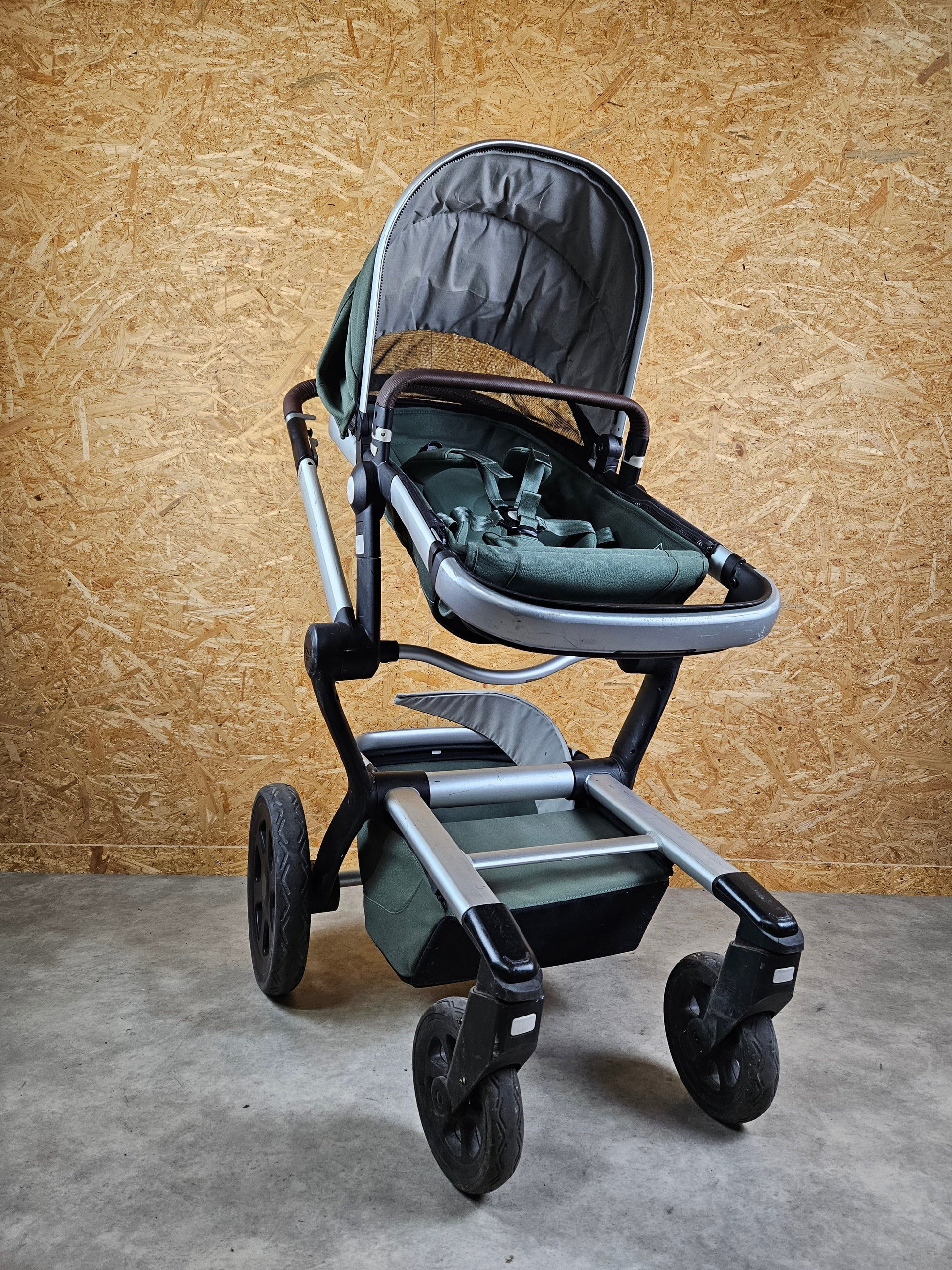 Joolz - Day 3 Kombikinderwagen (sportsitz und Liegewanne) - Marvelous Green in Gutem Zustand Grün / Gut Kinderwagen 7