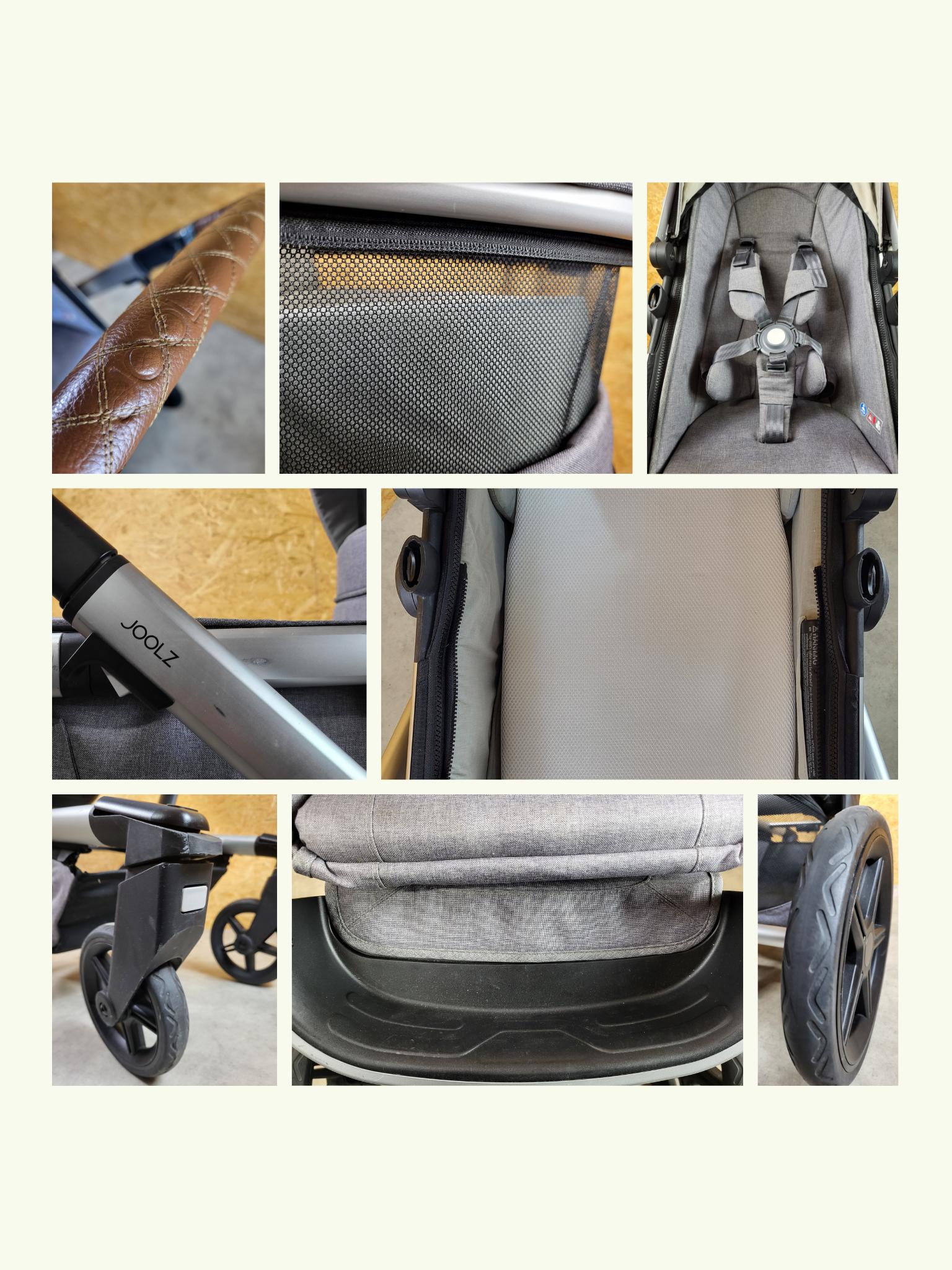 Joolz Day + Kombikinderwagen (liegewanne und Sportsitz) - Grey Braun in Gutem Zustand Grau / Gut Kinderwagen 23