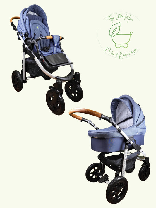My Junior Miyo - Kombikinderwagen Blau / Sehr Gut Kinderwagen 1