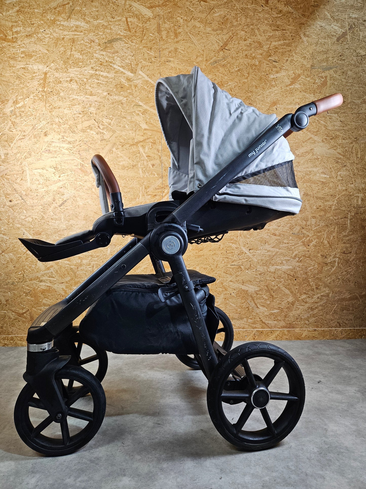 My Junior Vita Hope - Kombikinderwagen (sportsitz und Babywanne) - Grau in Gutem Zustand Kinderwagen 12