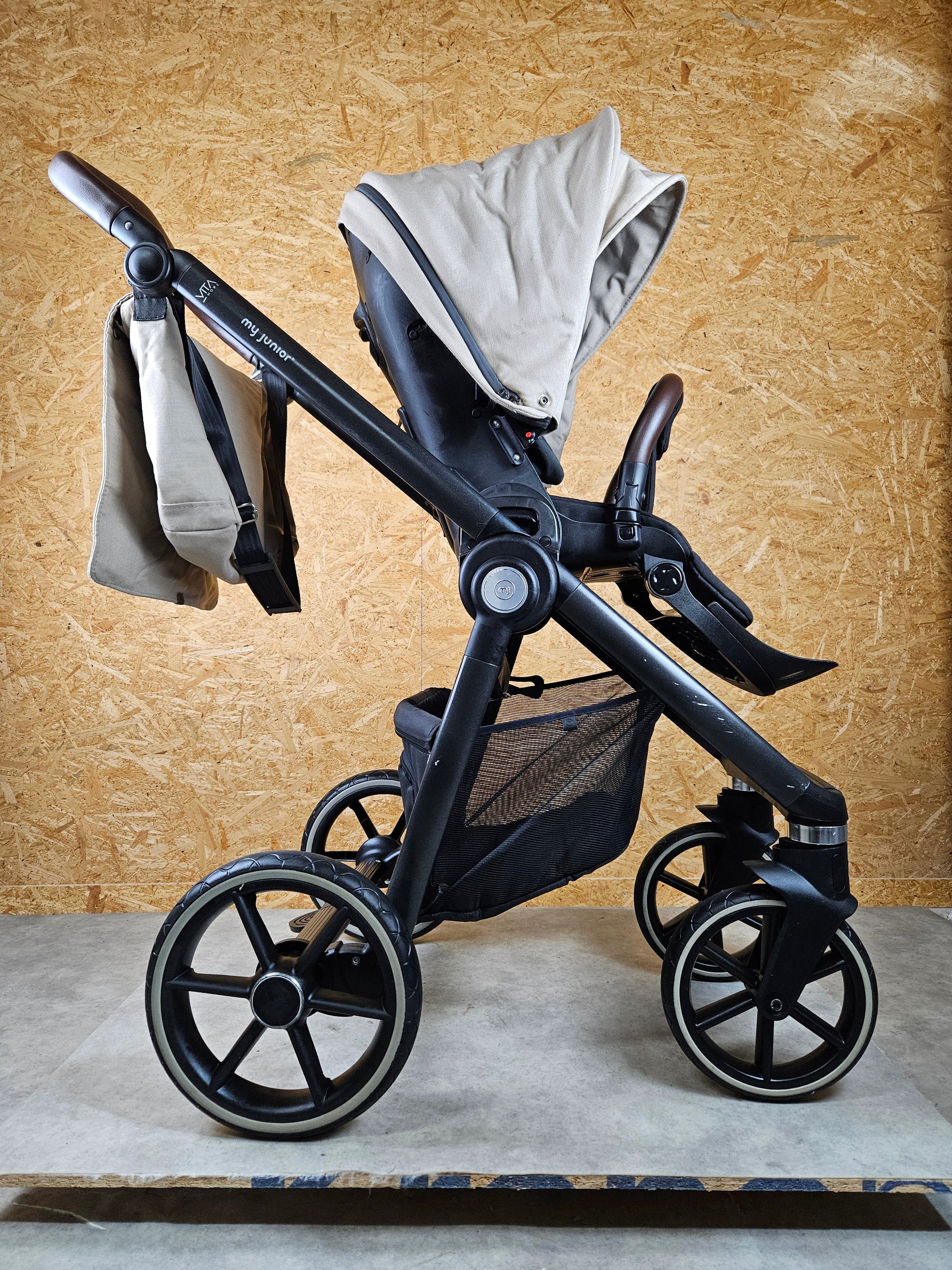 My Junior Vita Hope - Kombikinderwagen Inkl. Zubehör (sportsitz und Liegewanne) - Beige - in Gutem Zustand Kinderwagen