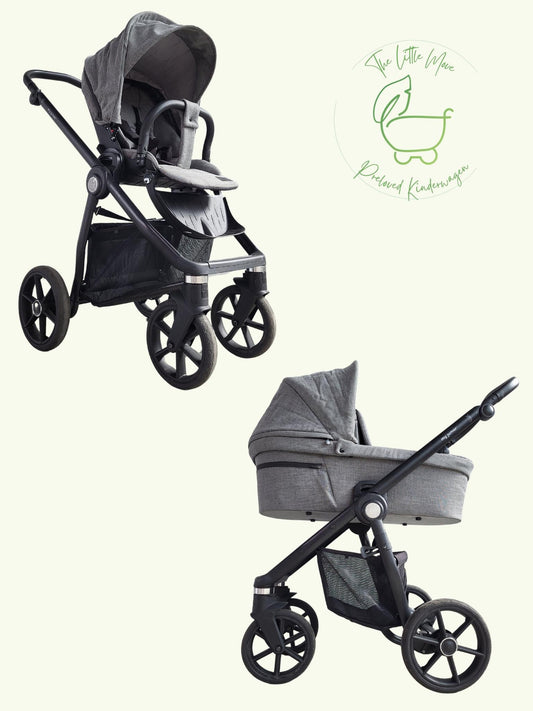 My Junior Vita Hope - Kombikinderwagen (sportsitz und Babywanne) - Grau in Gutem Zustand / Gut Kinderwagen 1