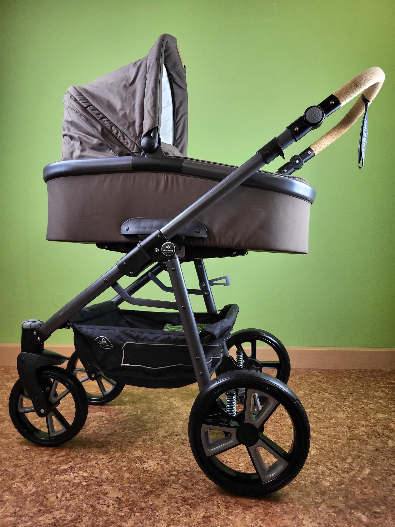 Naturkind Evo Lux Kombikinderwagen (liegewanne Und Sportsitz) - Brown / Sehr Gut Kinderwagen 7