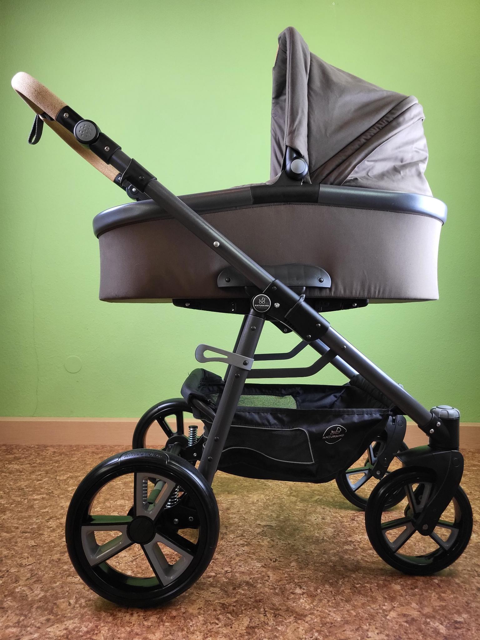 Naturkind Evo Lux Kombikinderwagen (liegewanne Und Sportsitz) - Brown / Sehr Gut Kinderwagen 3