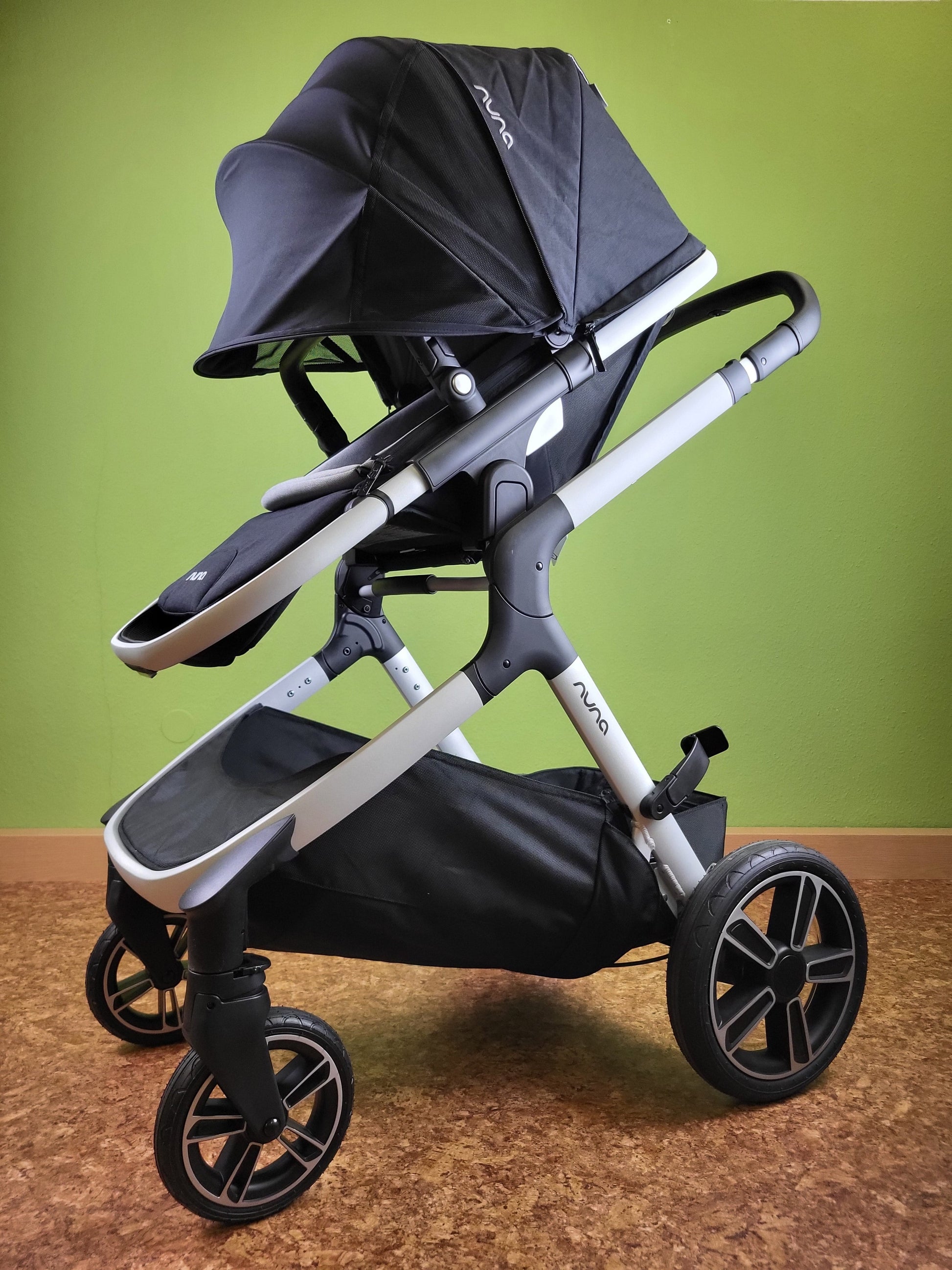 Nuna Demi Grow Set - Kombikinderwagen Mit Babywanne Tasche Und Sportsitz Blau / Wie Neu Kinderwagen 7