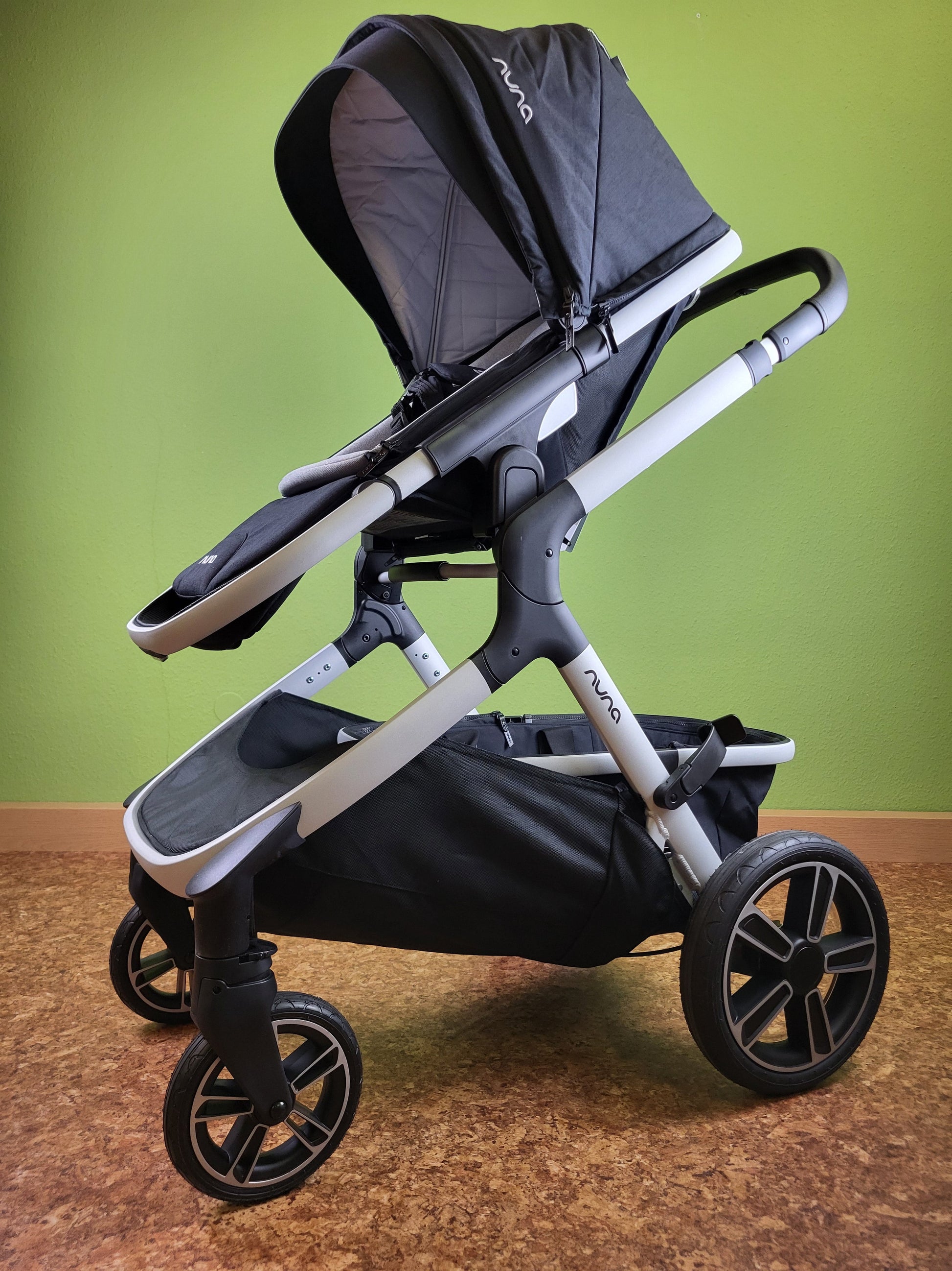 Nuna Demi Grow Set - Kombikinderwagen Mit Babywanne Tasche Und Sportsitz Blau / Wie Neu Kinderwagen 14