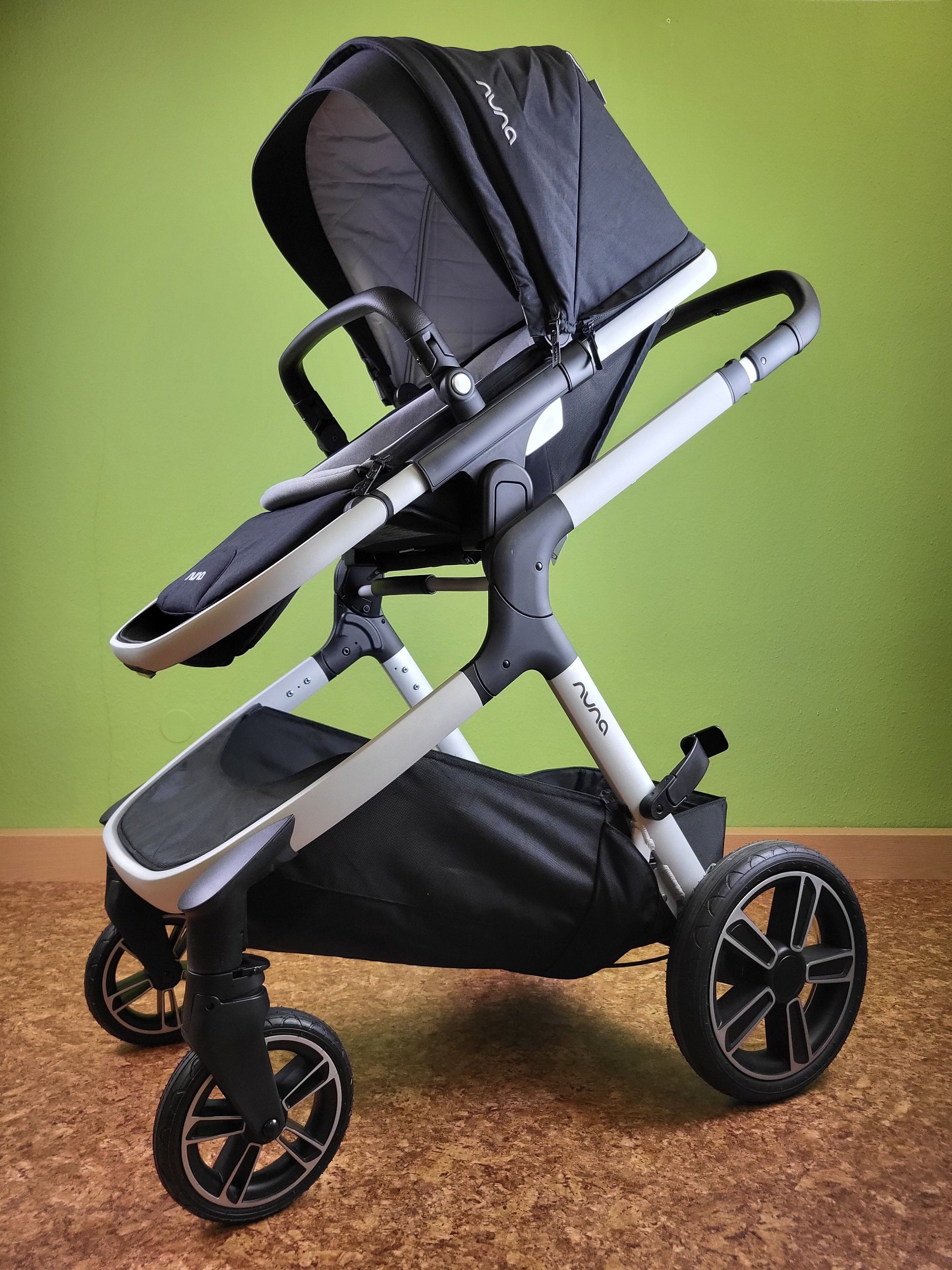 Nuna Demi Grow Set - Kombikinderwagen Mit Babywanne Tasche Und Sportsitz Blau / Wie Neu Kinderwagen 8