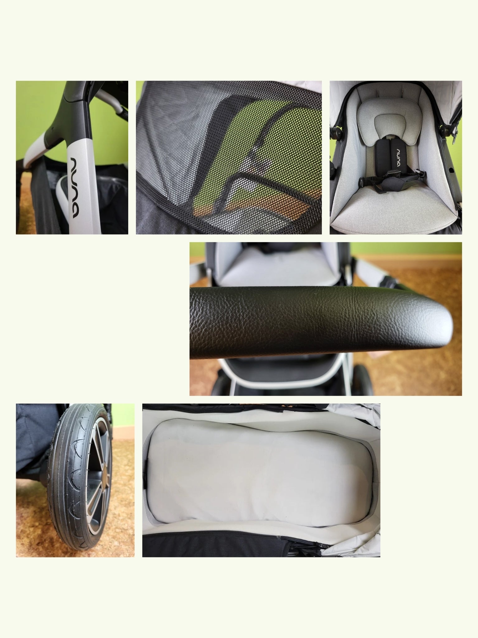 Nuna Demi Grow Set - Kombikinderwagen Mit Babywanne Tasche Und Sportsitz Blau / Wie Neu Kinderwagen 16