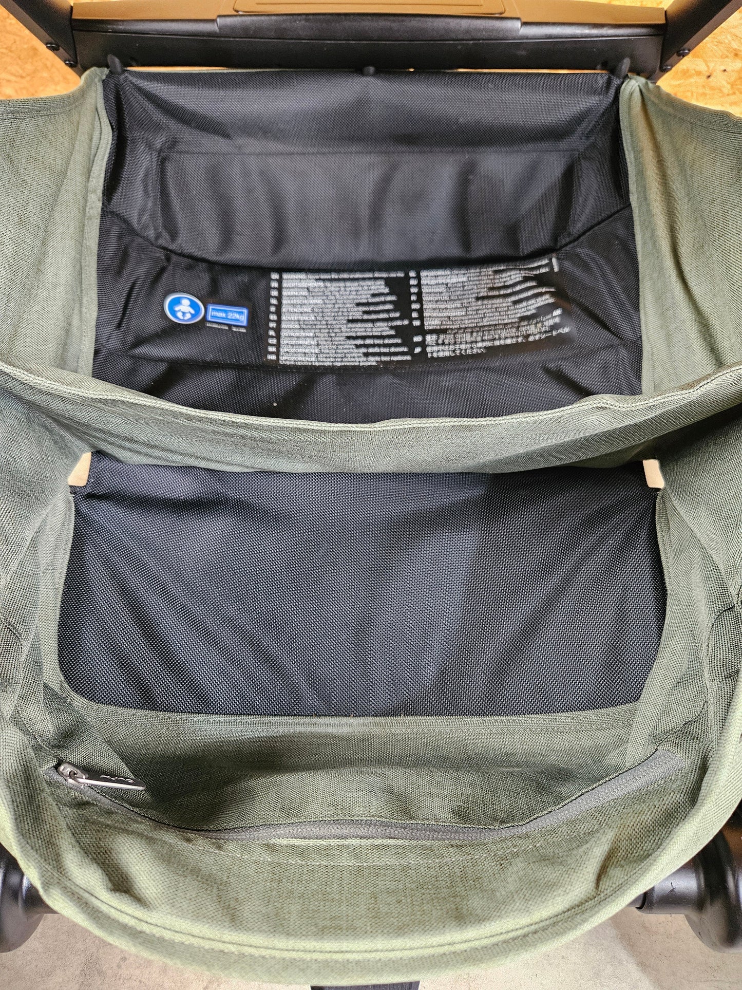 Nuna - Mixx next Magnet Birch Kombikinderwagen (Sportsitz und Babywanne) - Grün in sehr gutem Zustand