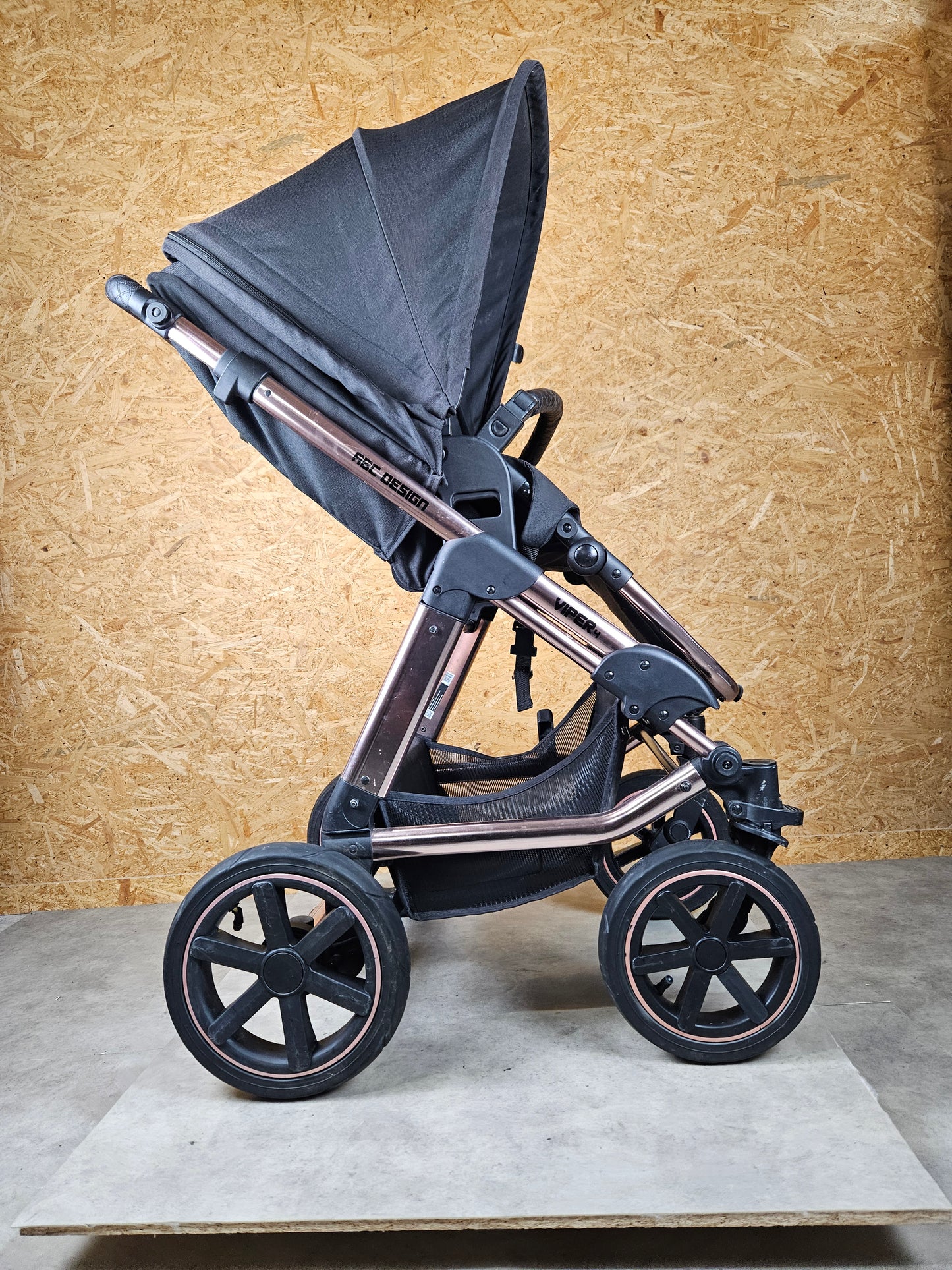 ABC Design - Viper 4 Air Diamond Edition Kombikinderwagen - Rose Gold - in sehr gutem Zustand