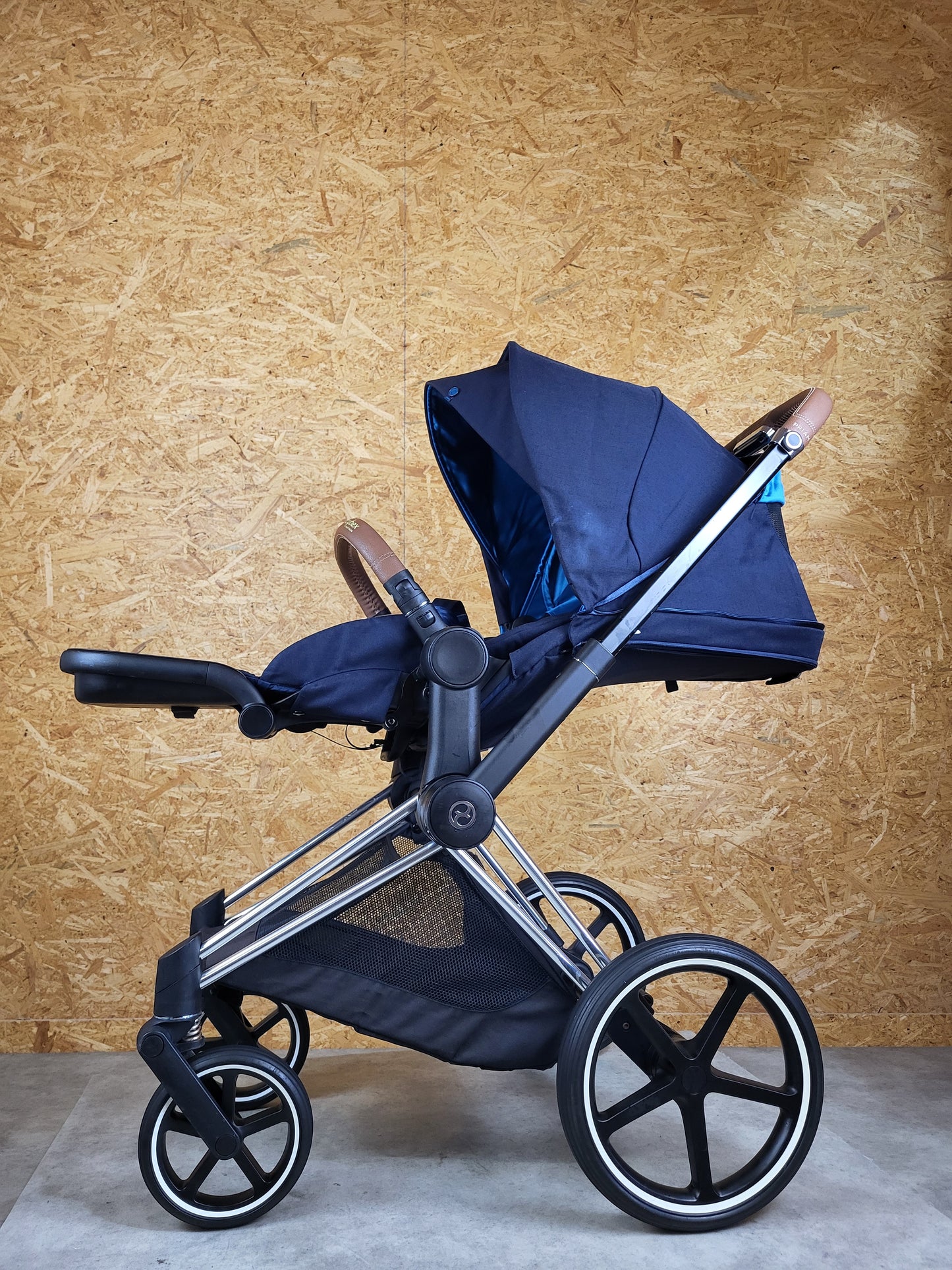 Cybex - Priam Kombikinderwagen (Sportsitz und Babywanne) - Blau in gutem Zustand