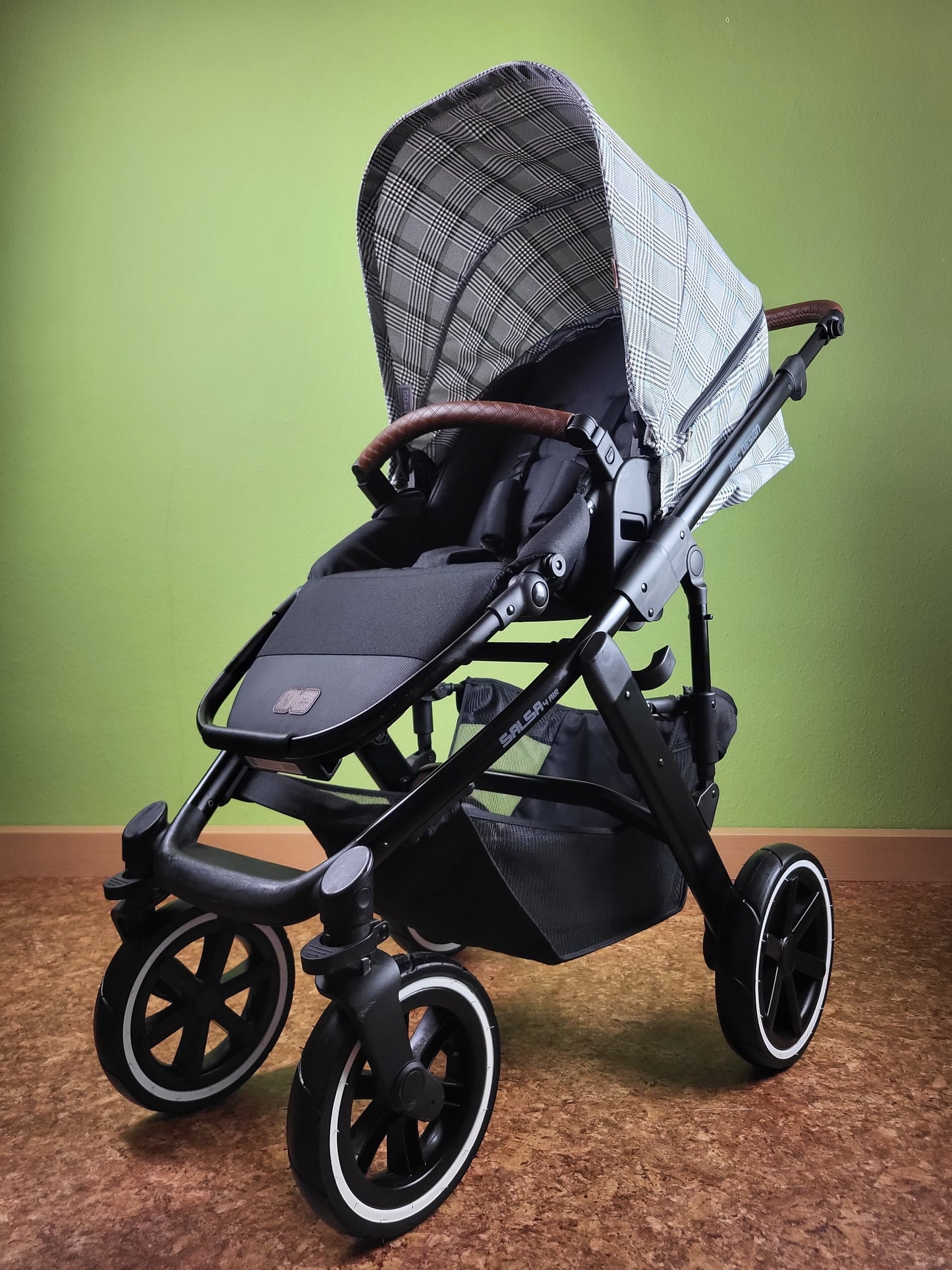 Salsa 4 Air Smaragd Fashion Edition - Kombikinderwagen (liegewanne Und Sportsitz) - Grüne - Sehr Gutem Zustand / Gut