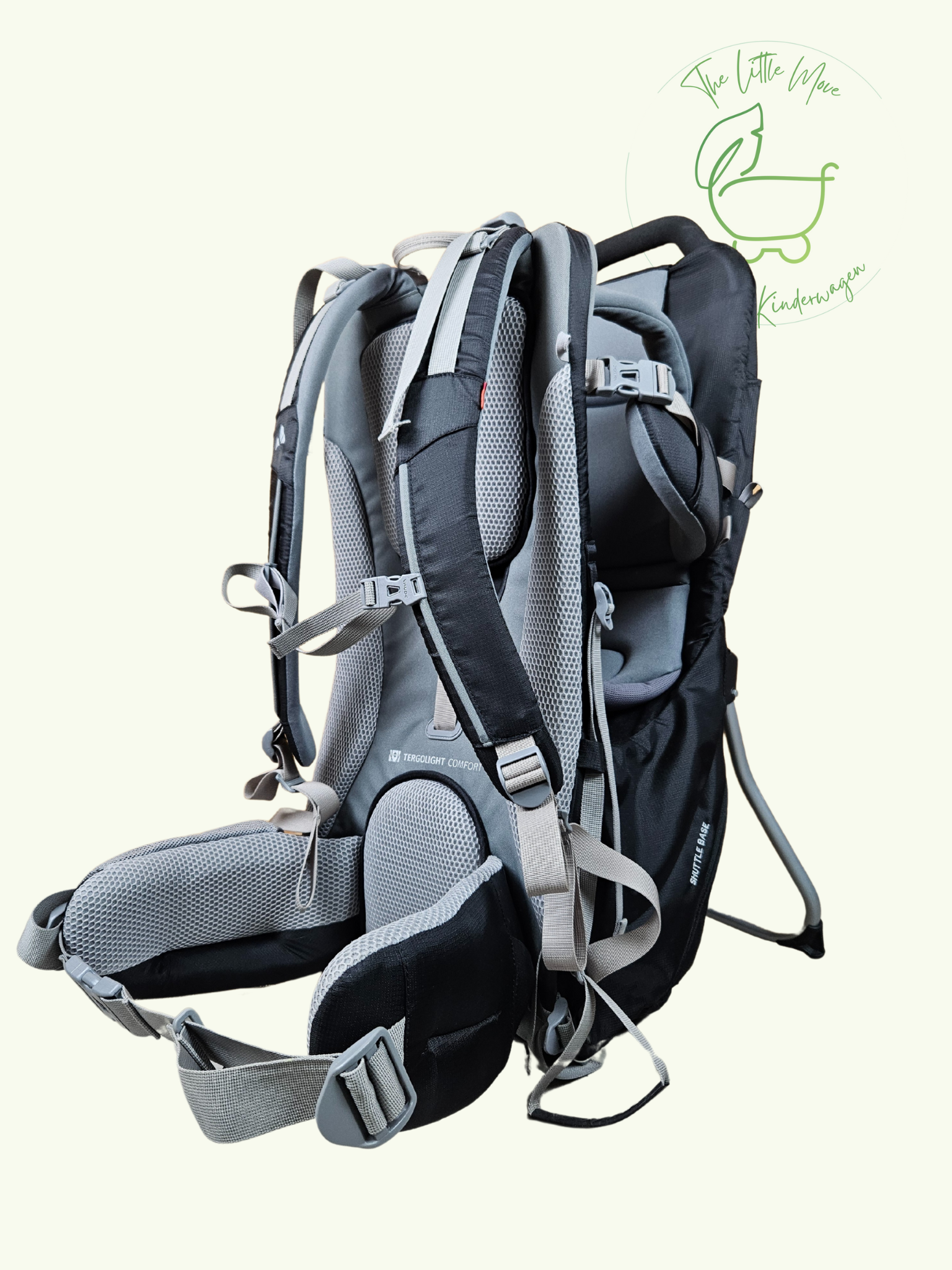 Vaude Shuttle Base - Kindertrage - Schwarz - in sehr Gutem Zustand 1